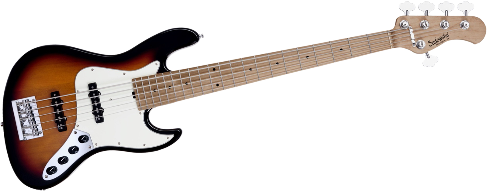 Sadowsky MetroExpress 21 Vintage JJ5 RM Tobacco Sunburst, five-string bass guitar