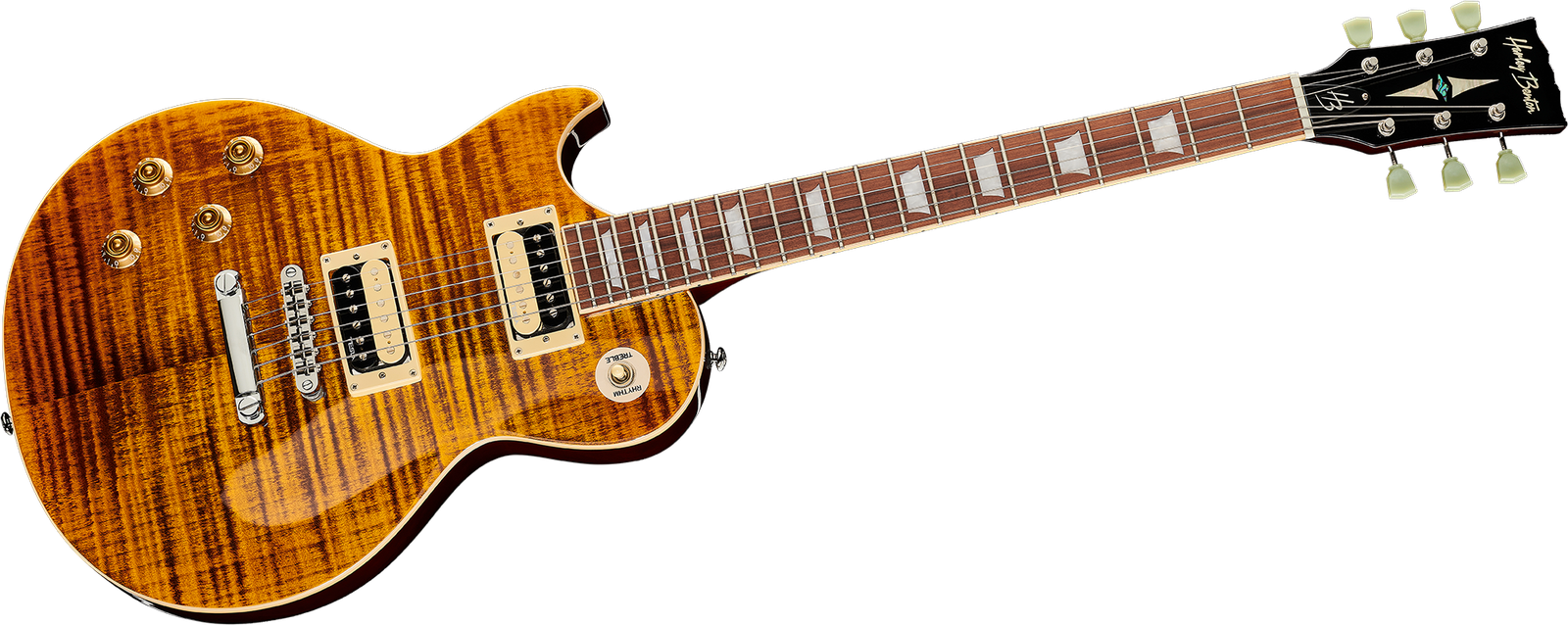 Harley Benton SC-550LH II PAF E-Gitarre
