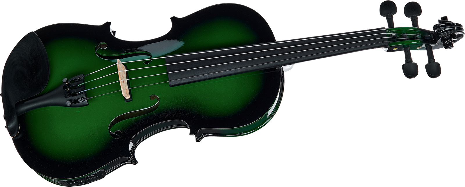 Grüne Harley Benton HBV 800GNB Acoustic-Electric Geige