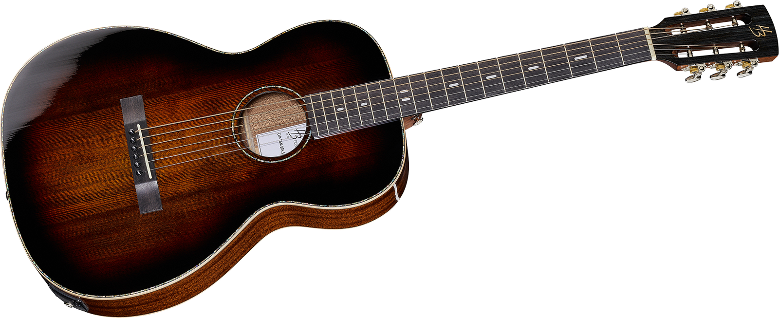 Harley Benton CLP-12SM BRS Solid Top acoustic guitar