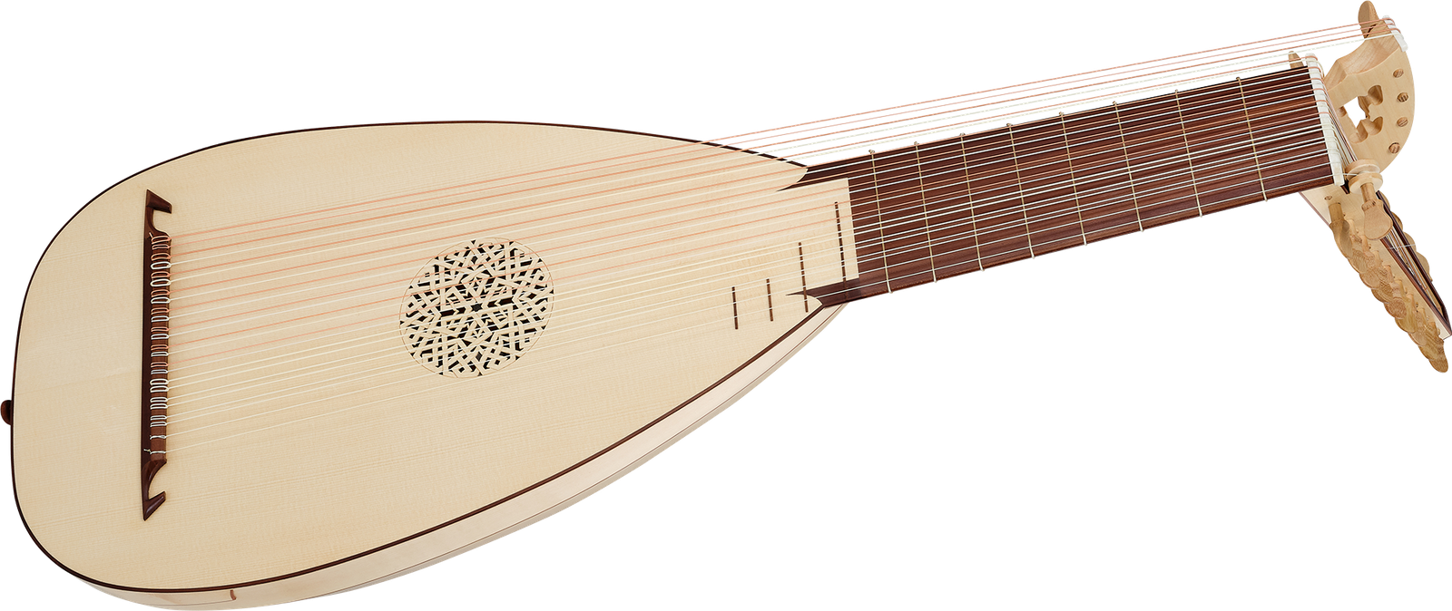 Scala Vilagio T.H. Baroque Lute 13C Plum