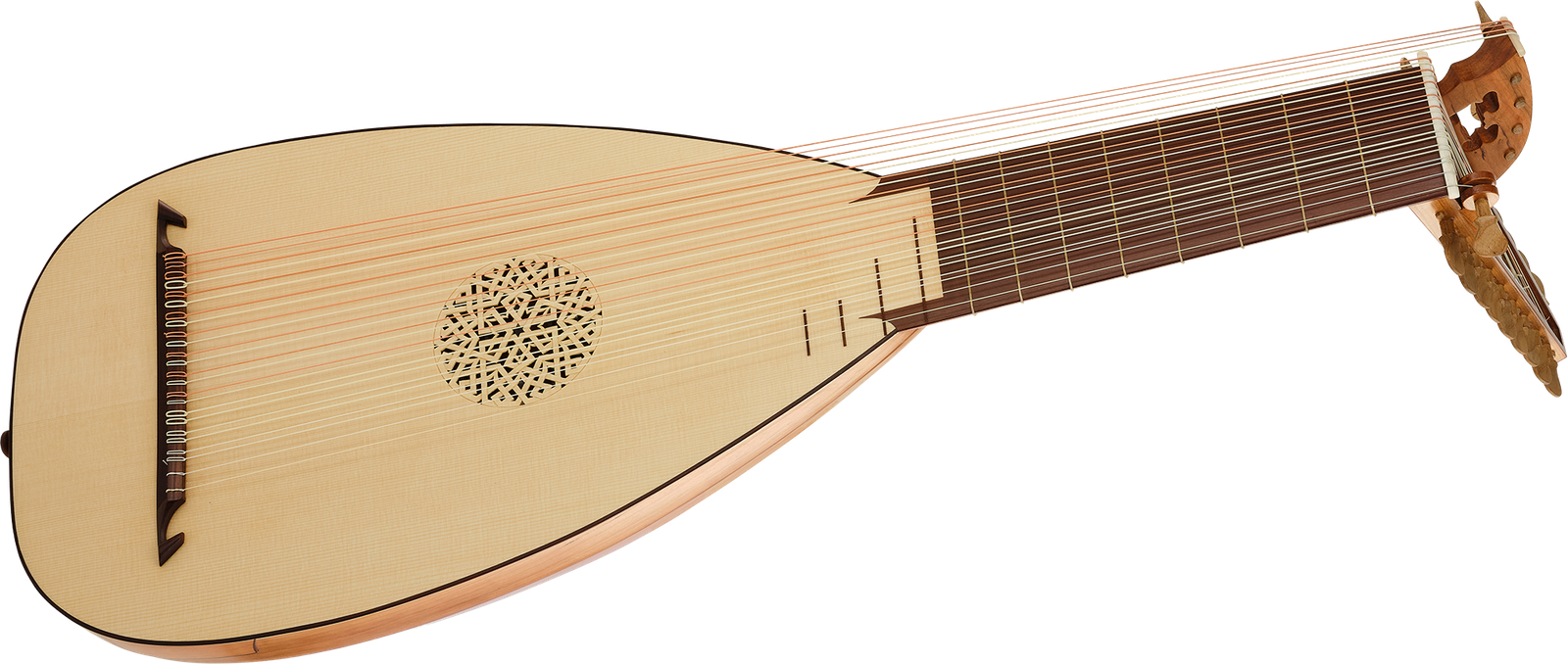 Scala Vilagio T.H. Baroque Lute 13C Cherry