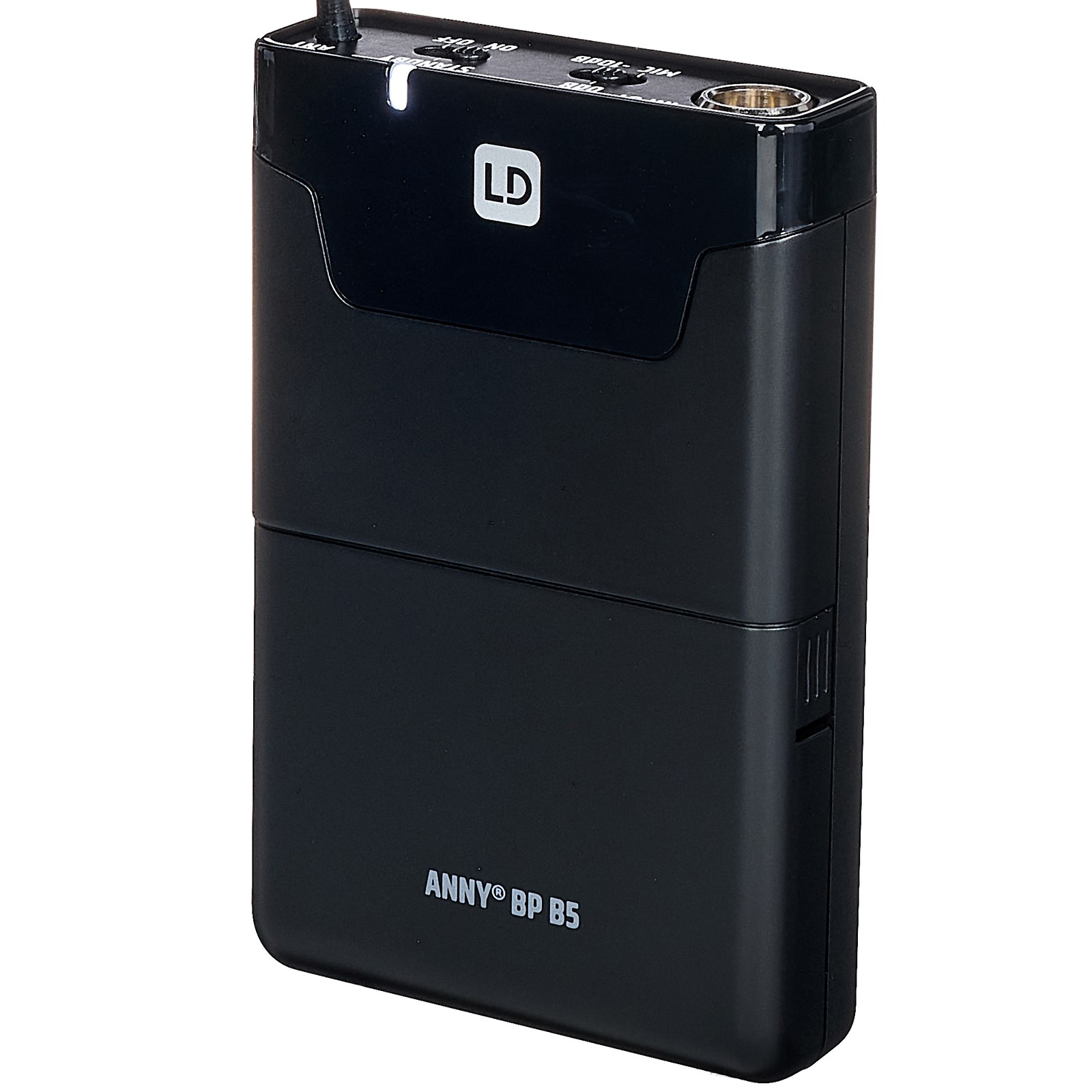 LD Systems Logo am ANNY BP B5 Taschensender