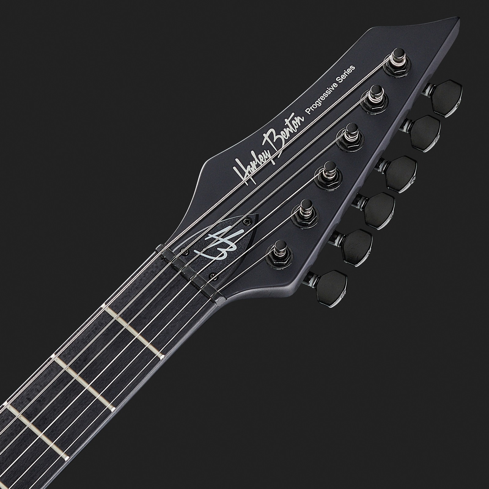 Détail du Harley Benton HWY-25BKS Progressive Series Guitare électrique