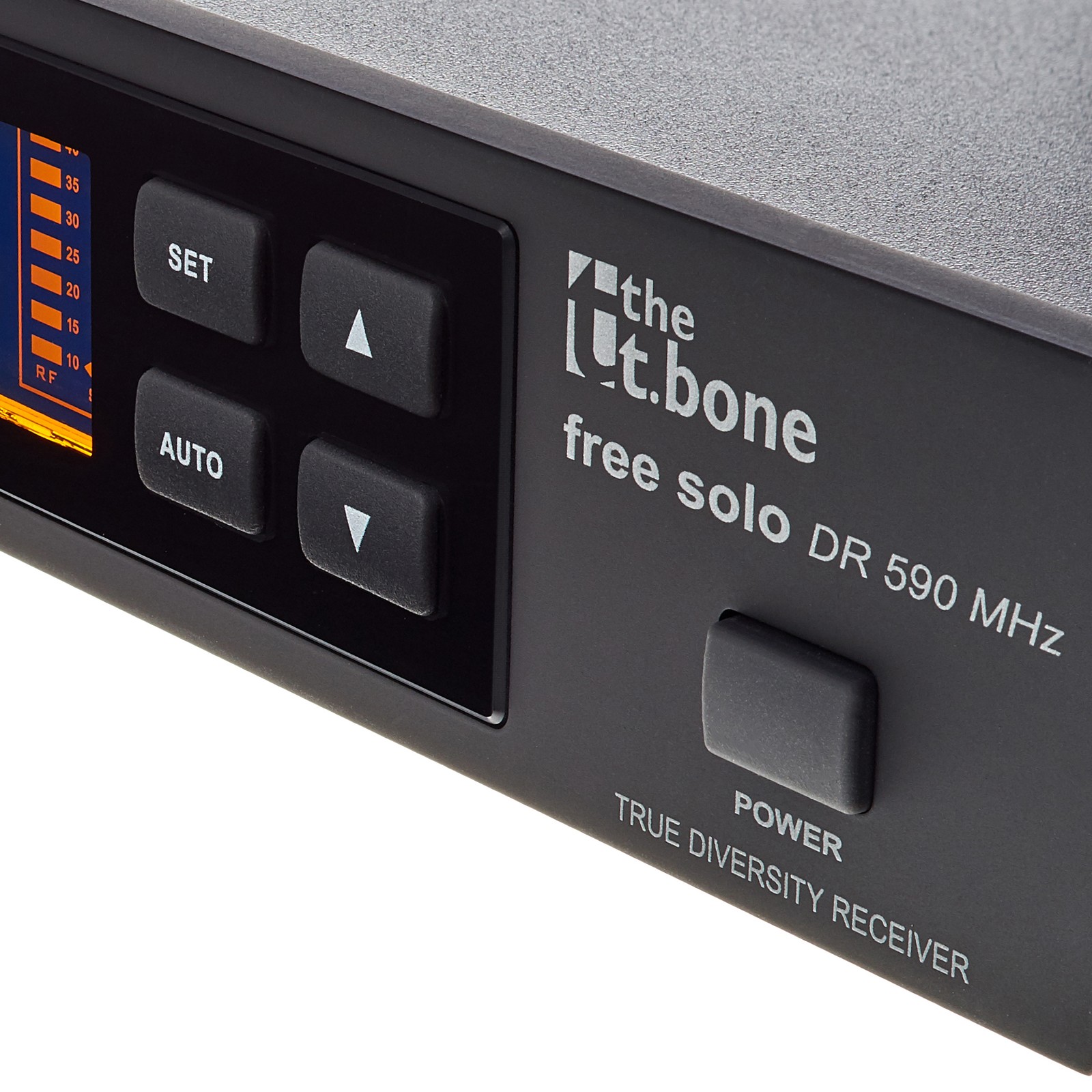 Tasten am Empfänger des the t.bone free solo HT 590 MHz 