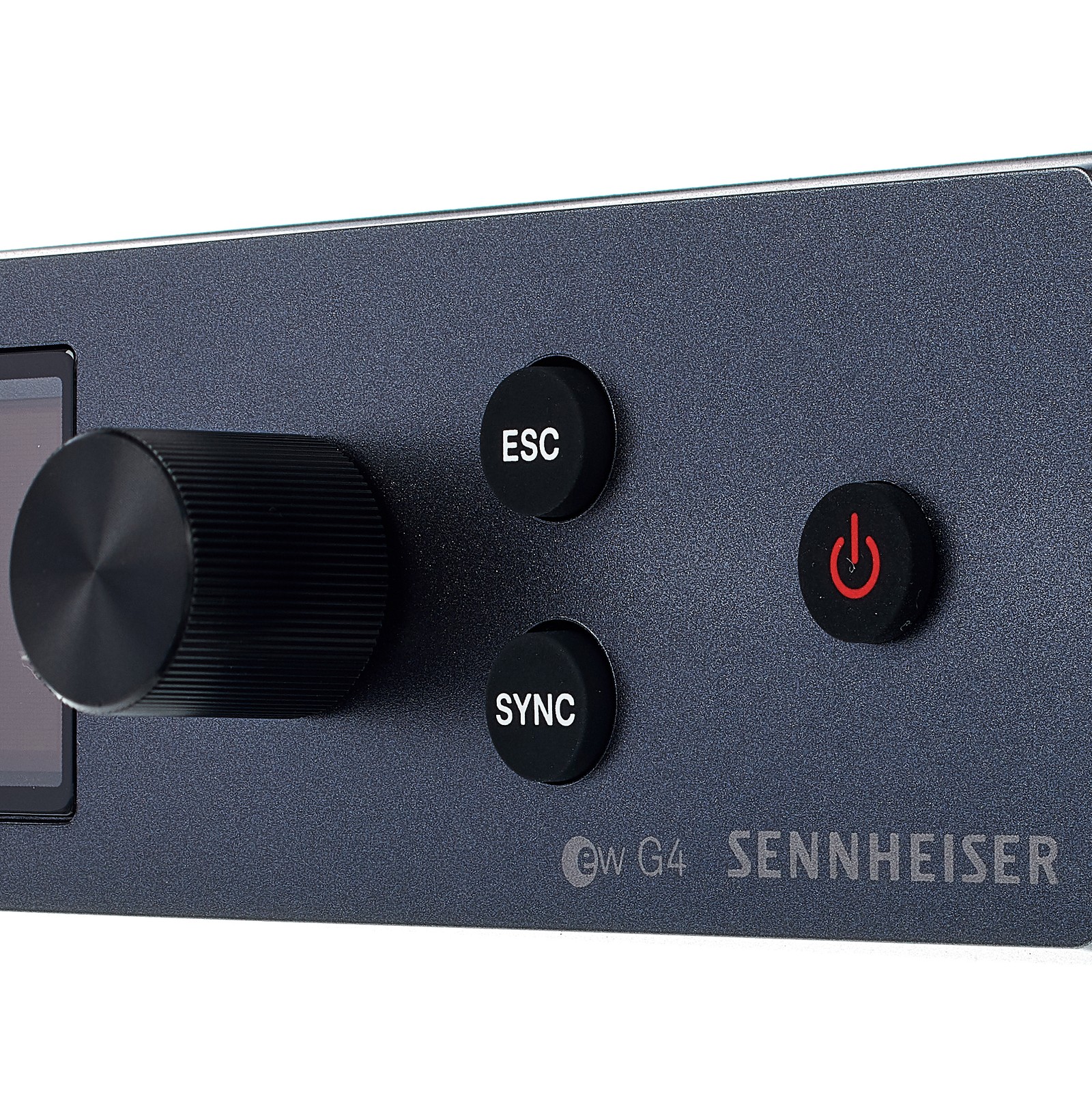 Sennheiser SR IEM G4 transmitter, manufacturer's logo