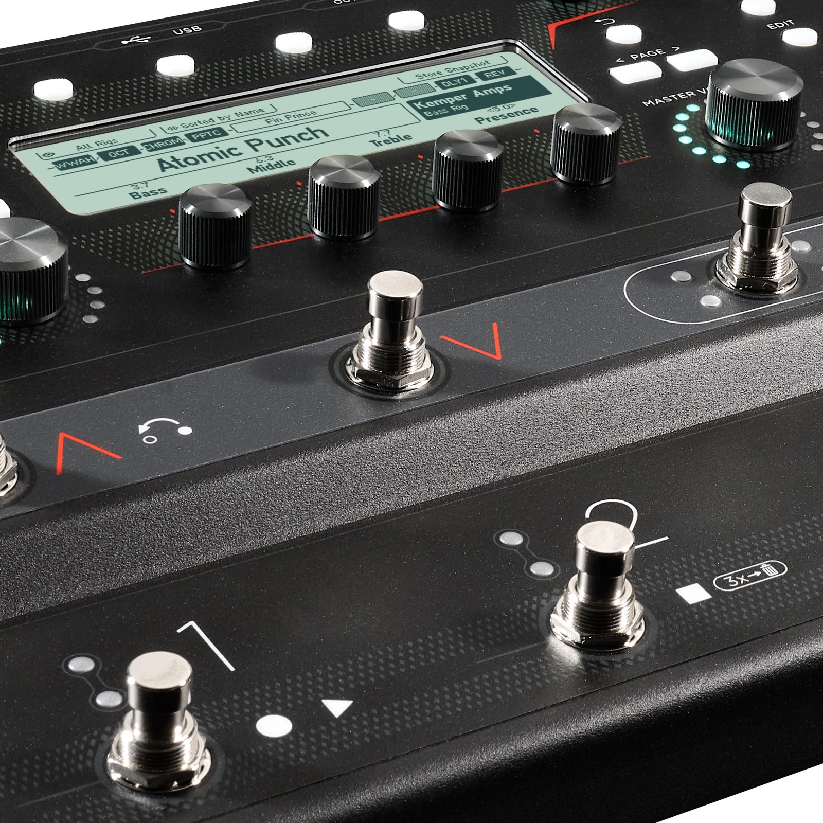 Footpedal on the Kemper Profiler Stage MK 2 Preamp