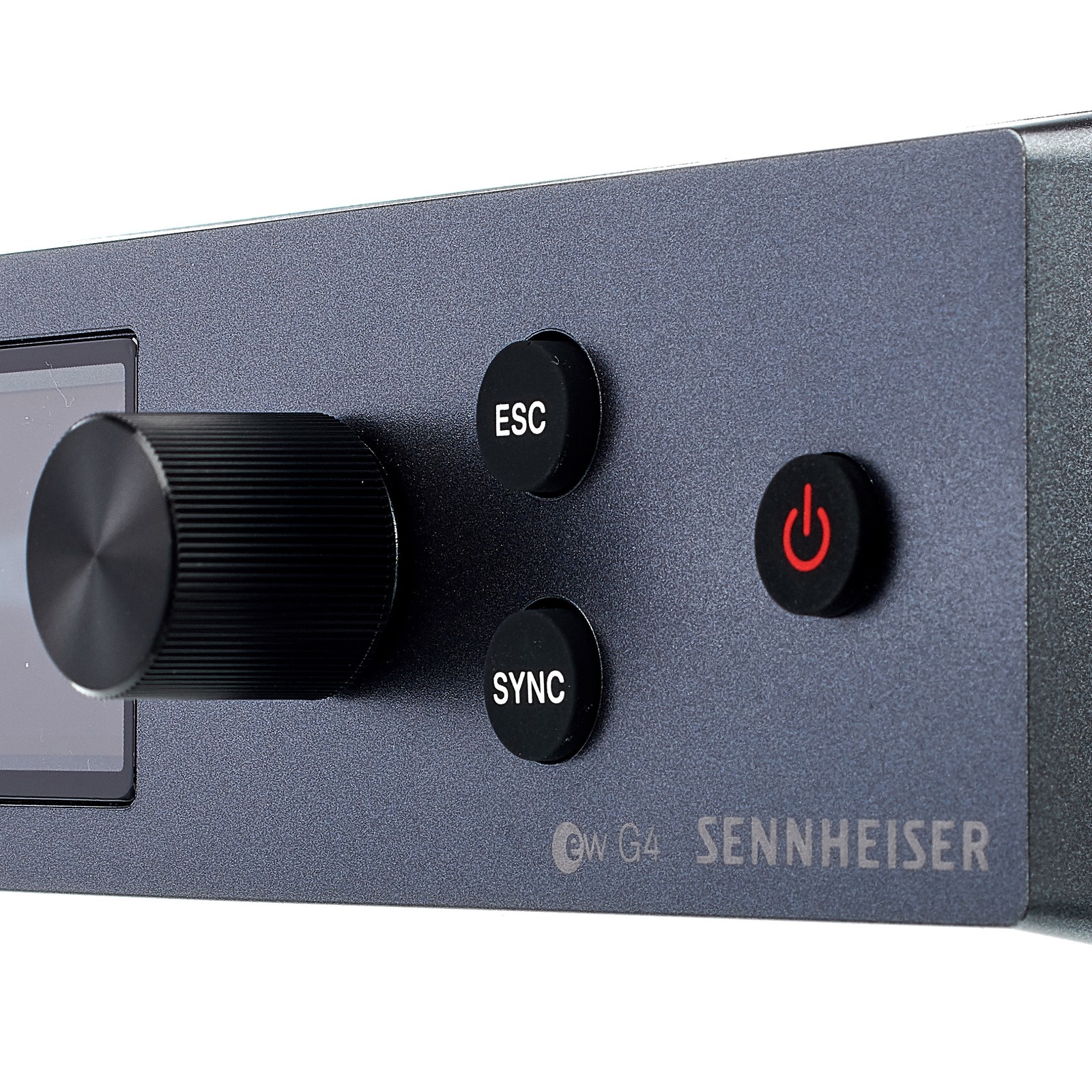 Sennheiser SR IEM G4 transmitter, manufacturer's logo
