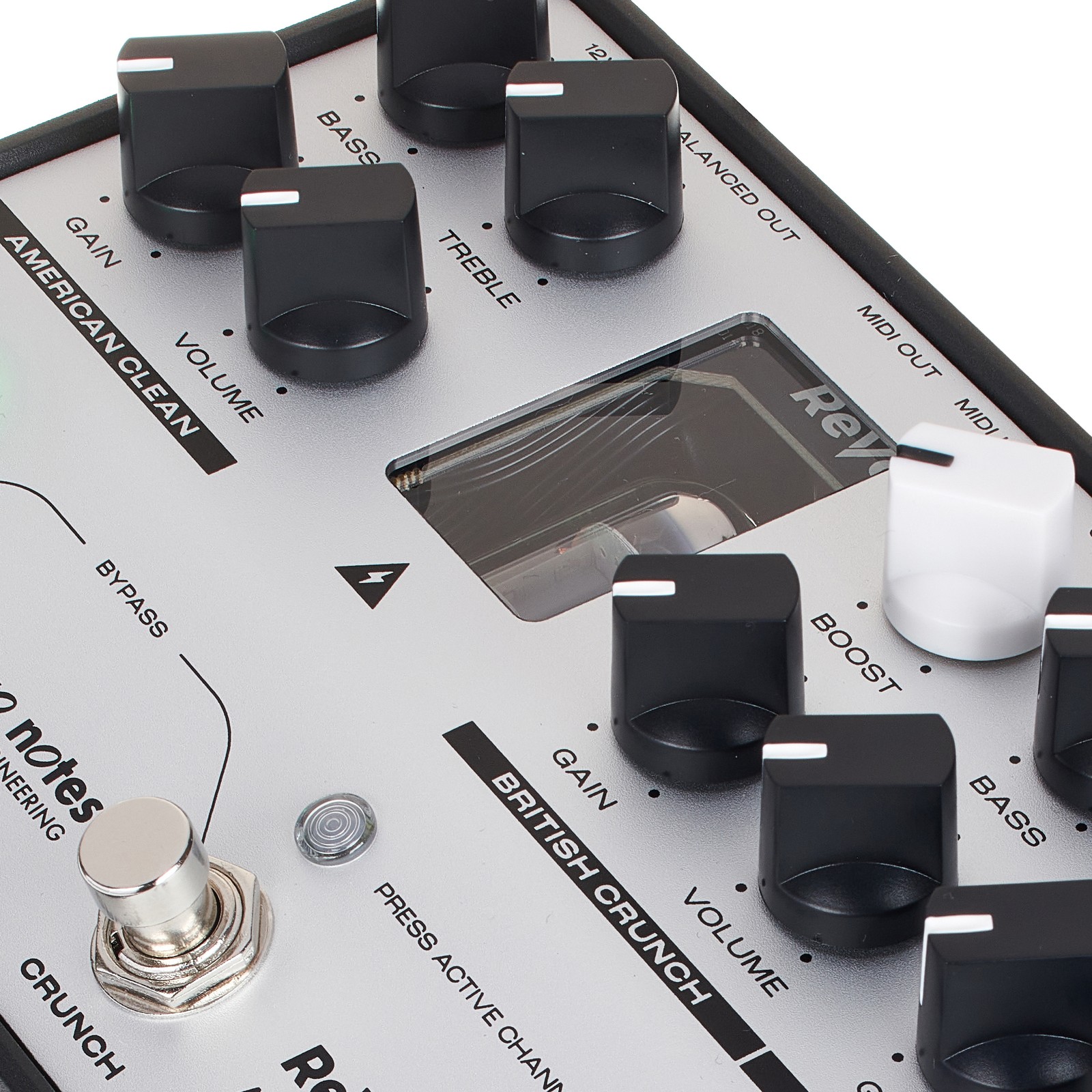 Two Notes ReVolt Guitar Tube Preamp Bedienpanel