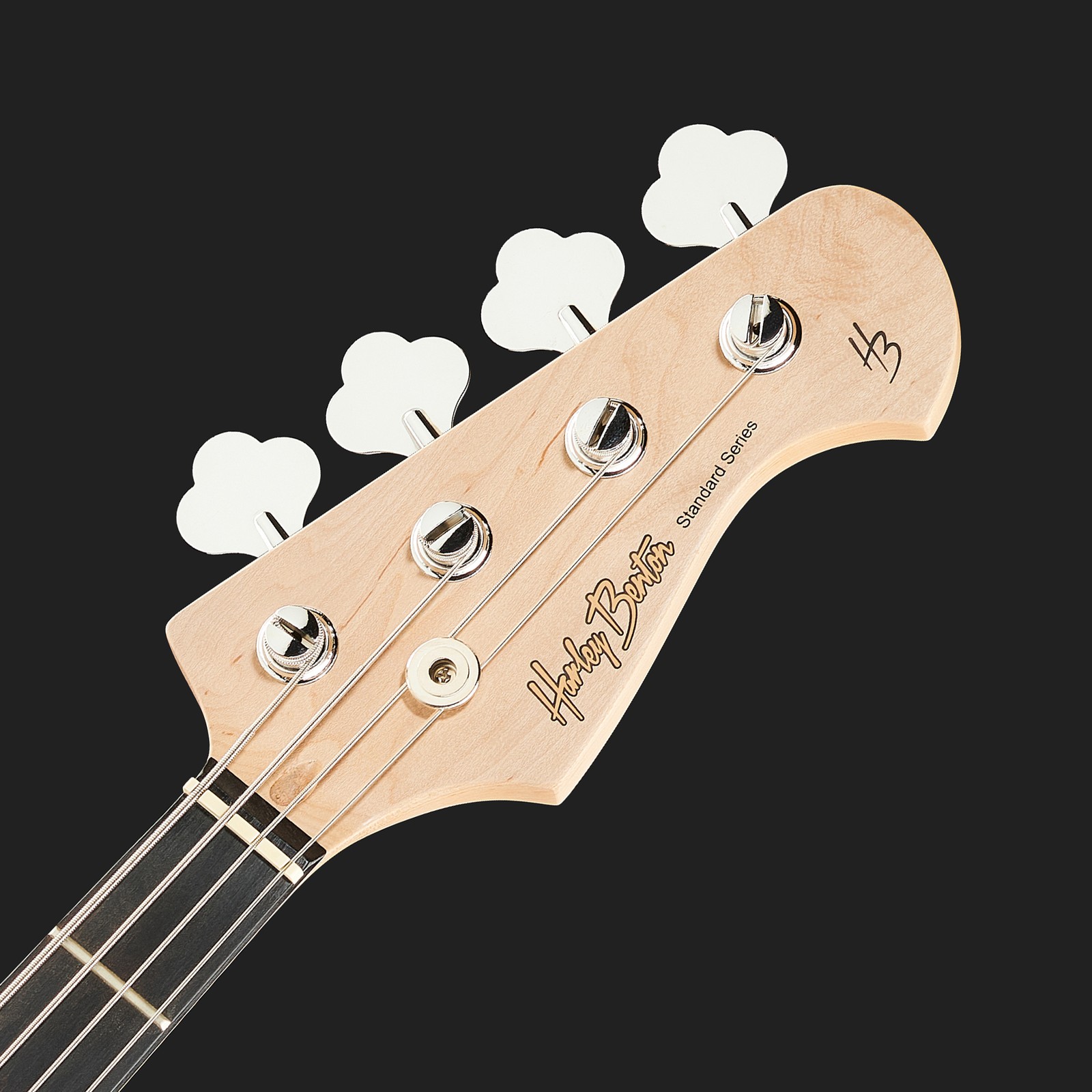 Kopfplatte des Harley Benton JB-20 BM Standard Series E-Bass