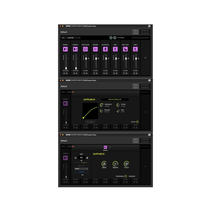 Rode-Software, Rode-Hardware