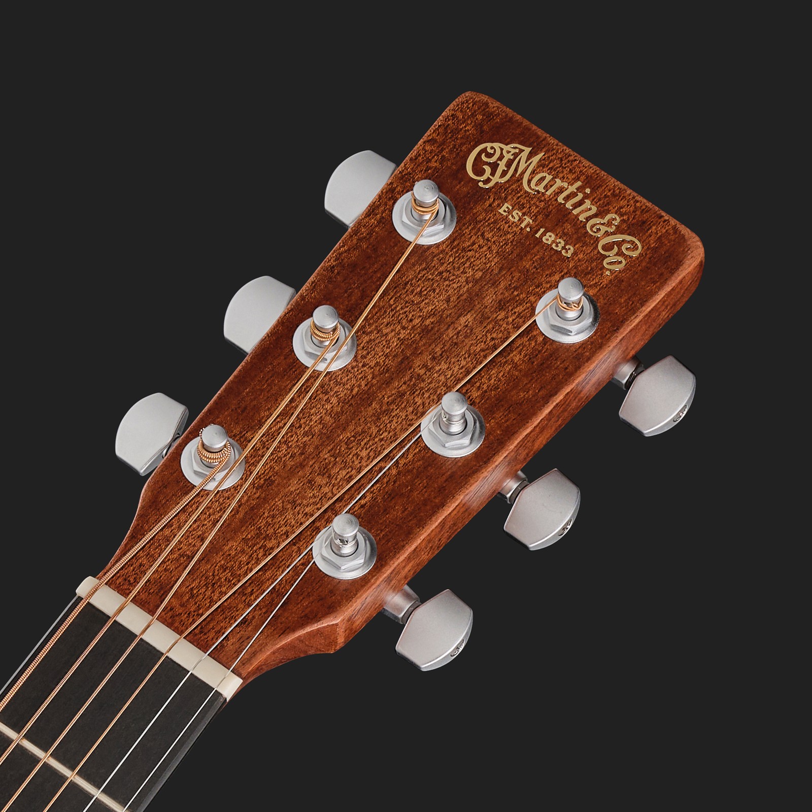 Kopfplatte der Martin Guitar D Jr E StreetMaster Westerngitarre