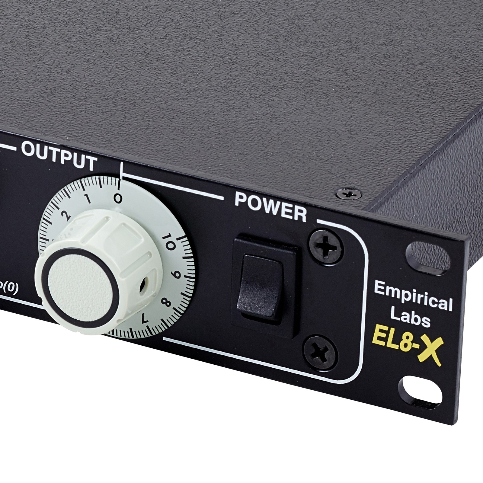 Empirical Labs logo on the EL8X Distressor compressor