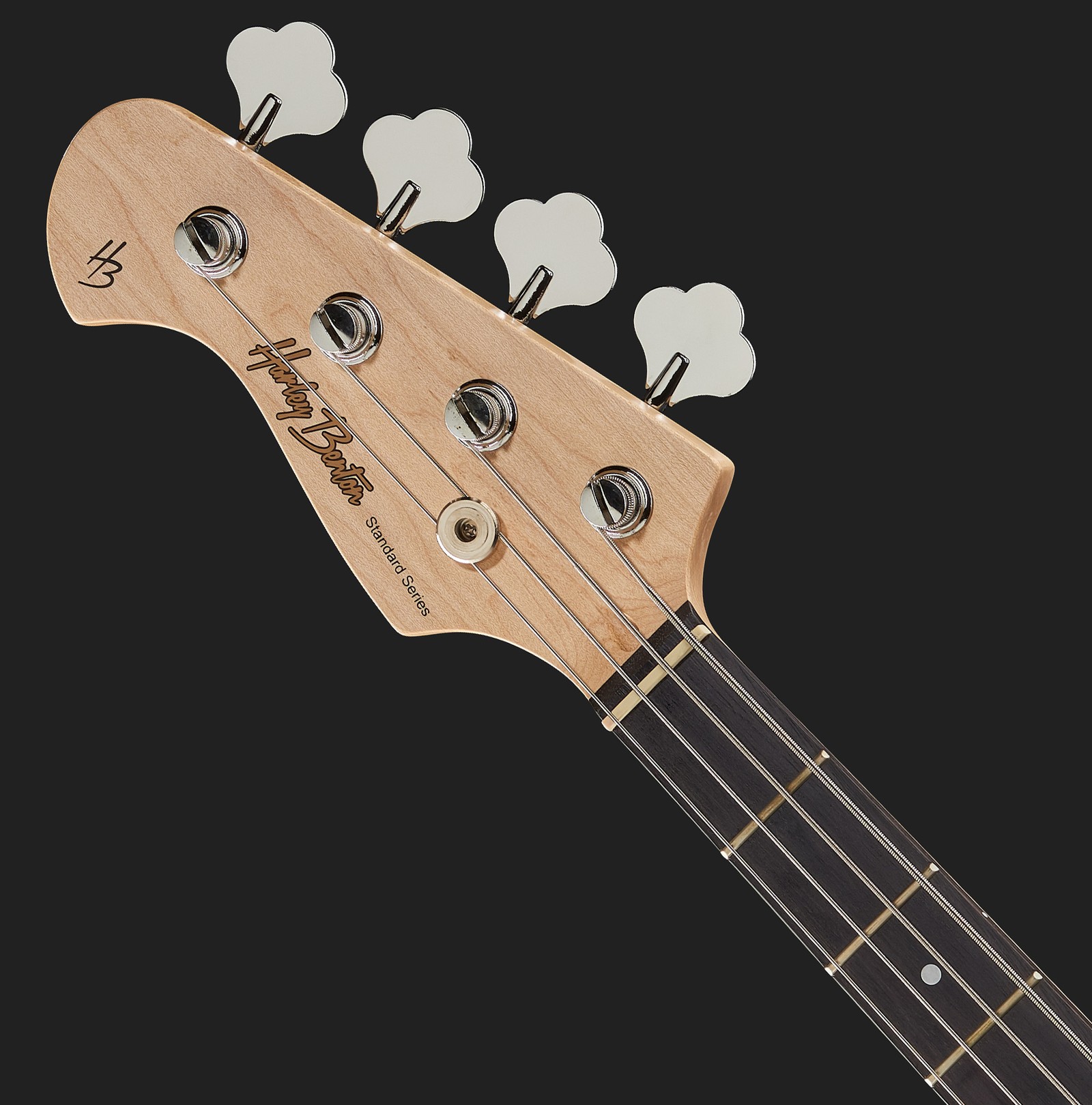 Kopfplatte der Harley Benton PB-20BK LH Standard Series