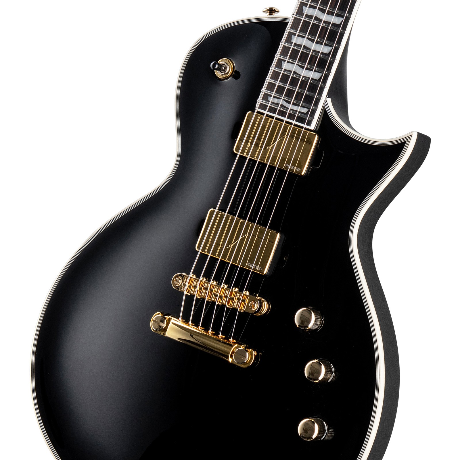 Mahagonikorpus der ESP LTD EC-1000 FT Black Fluence E-Gitarre