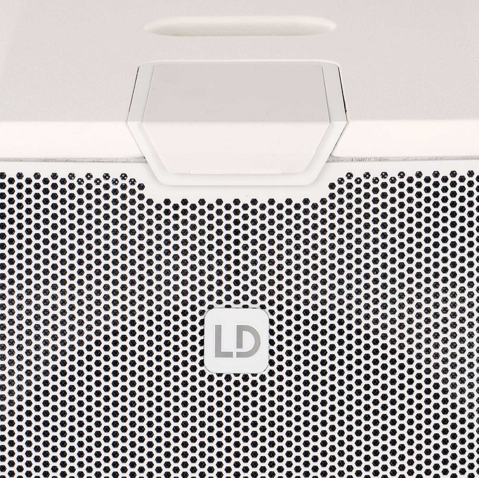 LD System Maui 28 G3 White, manufacturer's logo on the subwoofer
