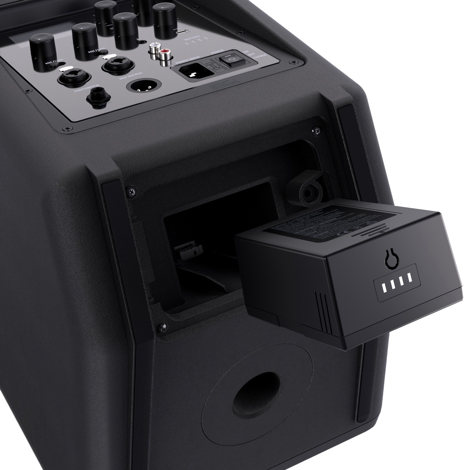 Detail des LD Systems ANNY 8 Black Bluetooth-Lautsprechers