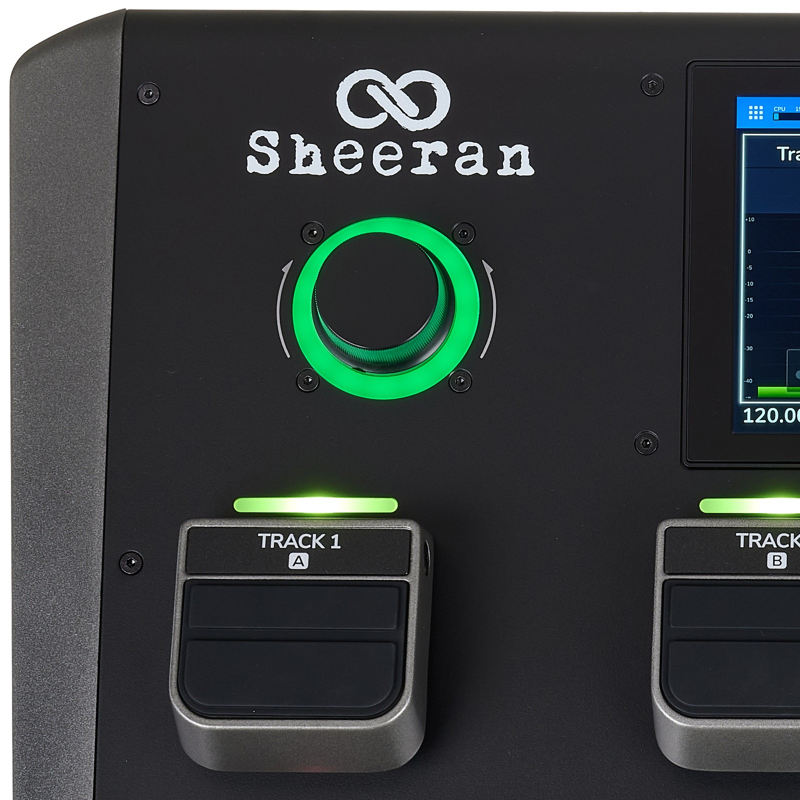 Sheeran Loopers Logo auf dem Looper X