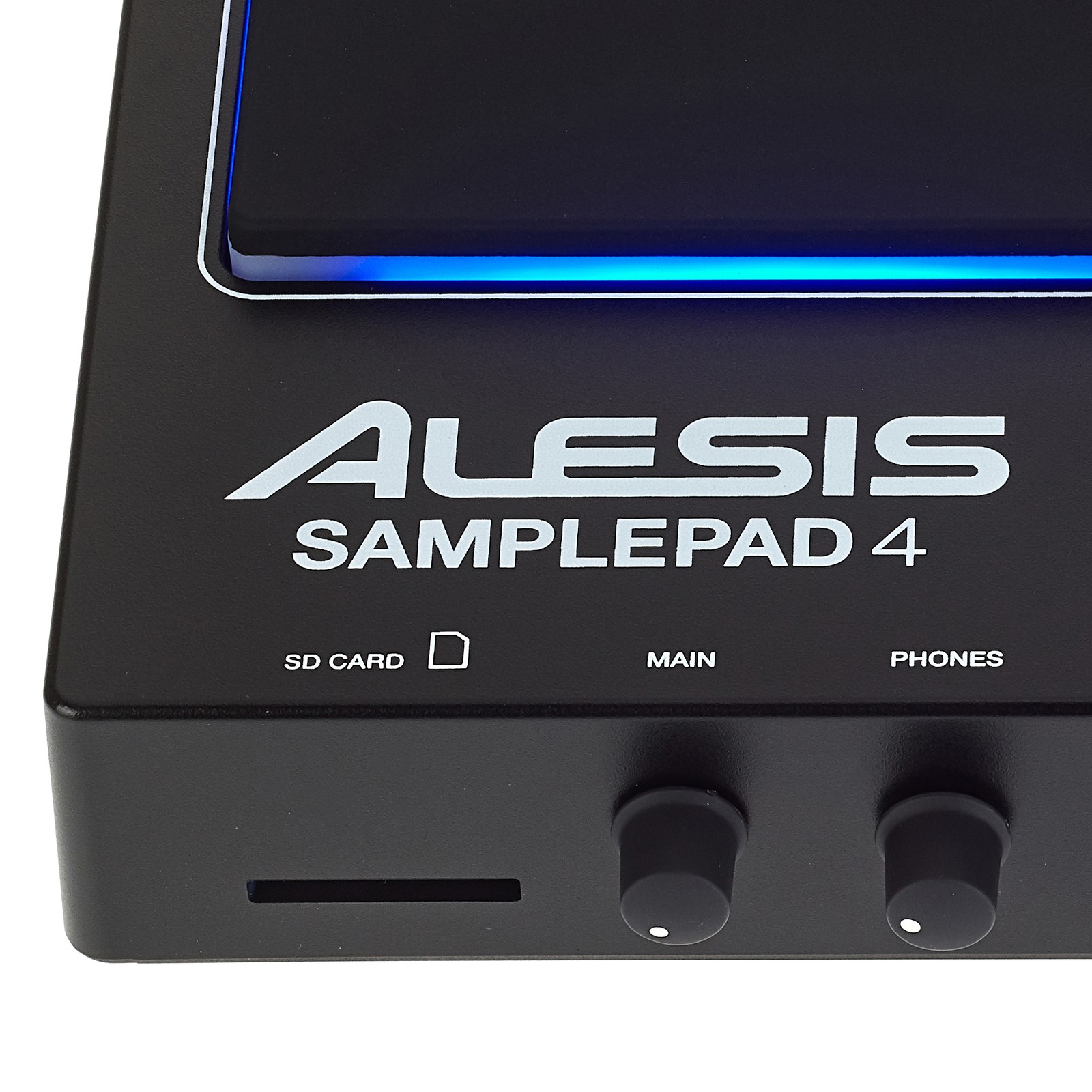 Alesis logo on the Samplepad 4