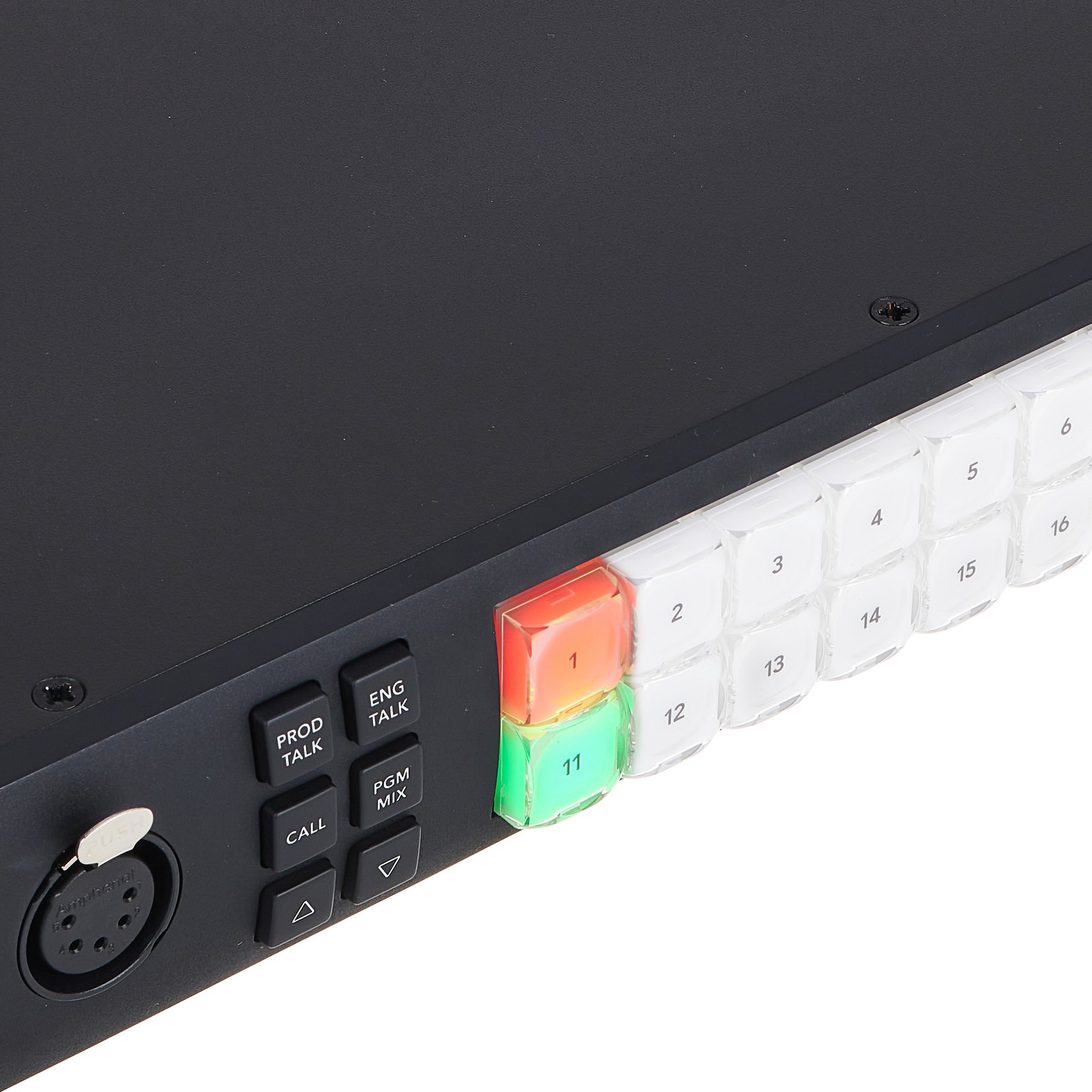 19" Videomixer Blackmagic Design Vorderseite