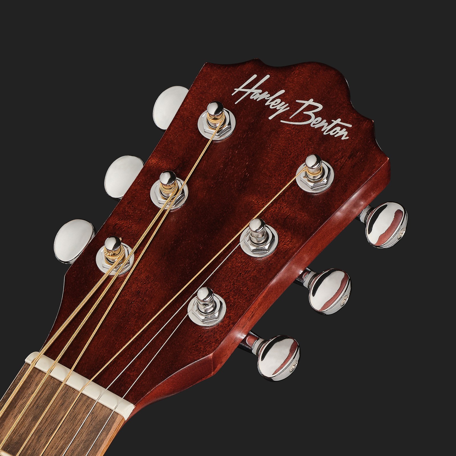 Kopfplatte der Harley Benton Delta Blues T