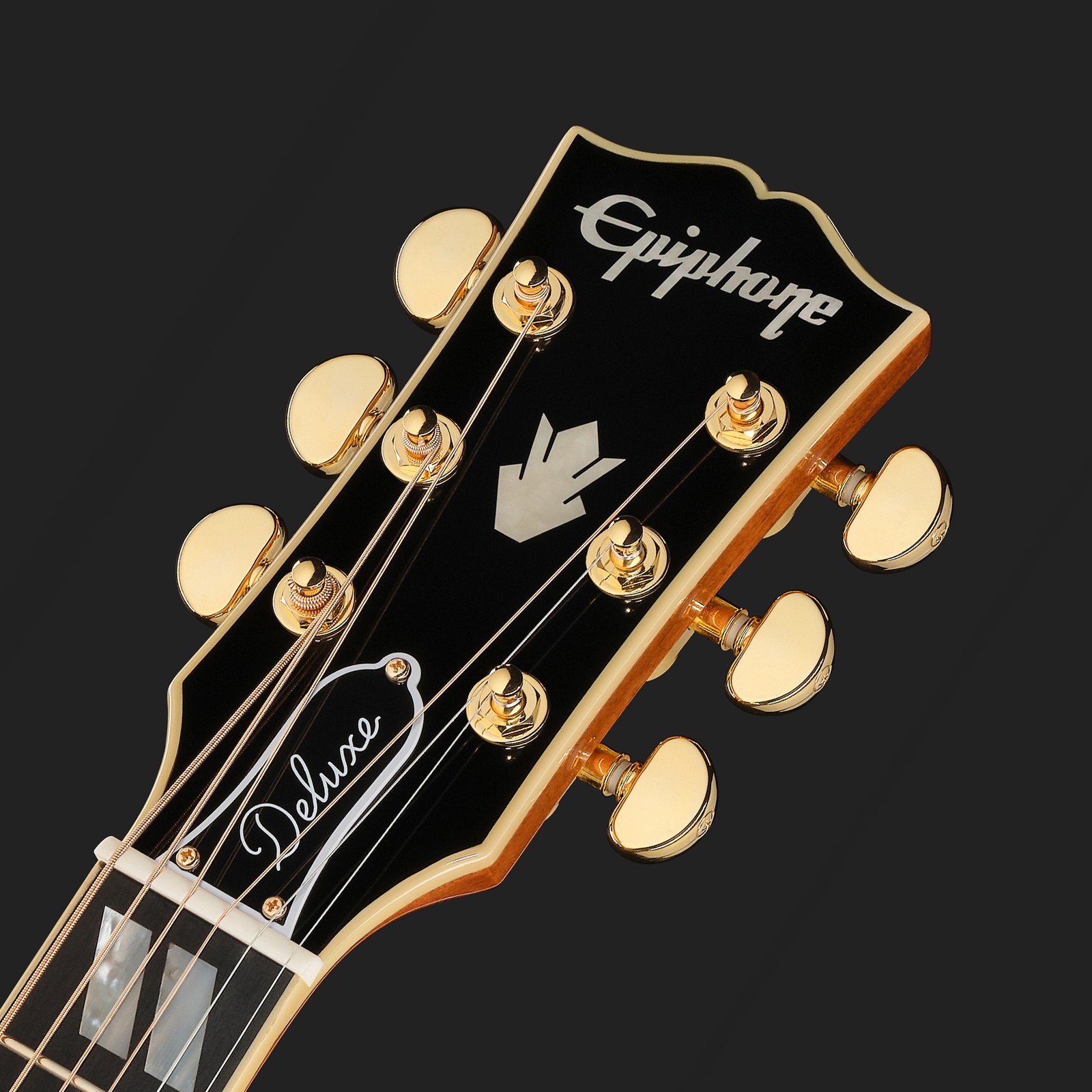 Headstock, Epiphone Hummingbird Deluxe EC AB IBC