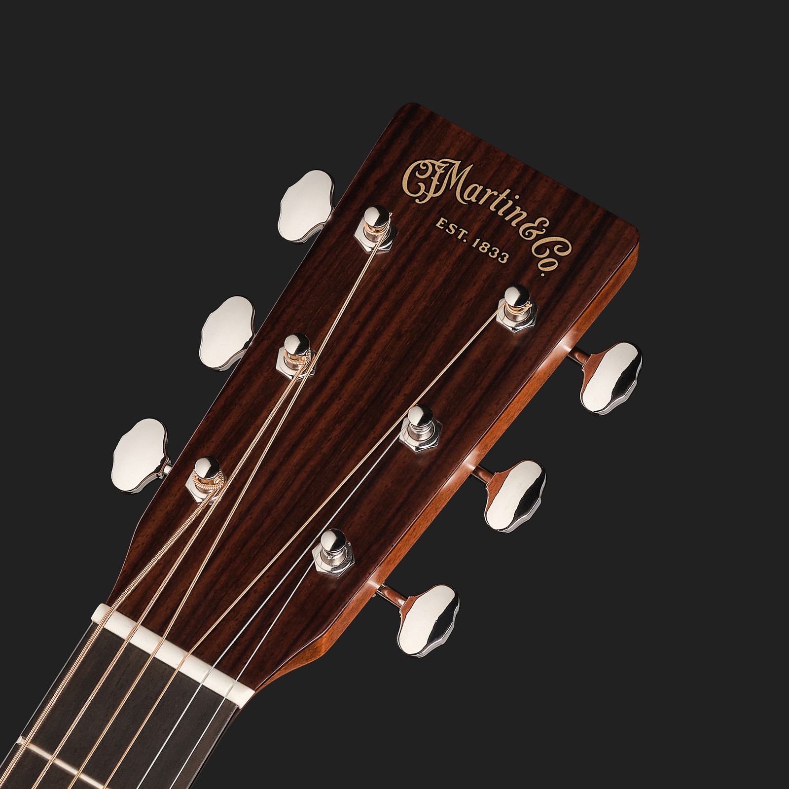 Kopfplatte der Martin Guitar 0018 Westerngitarre