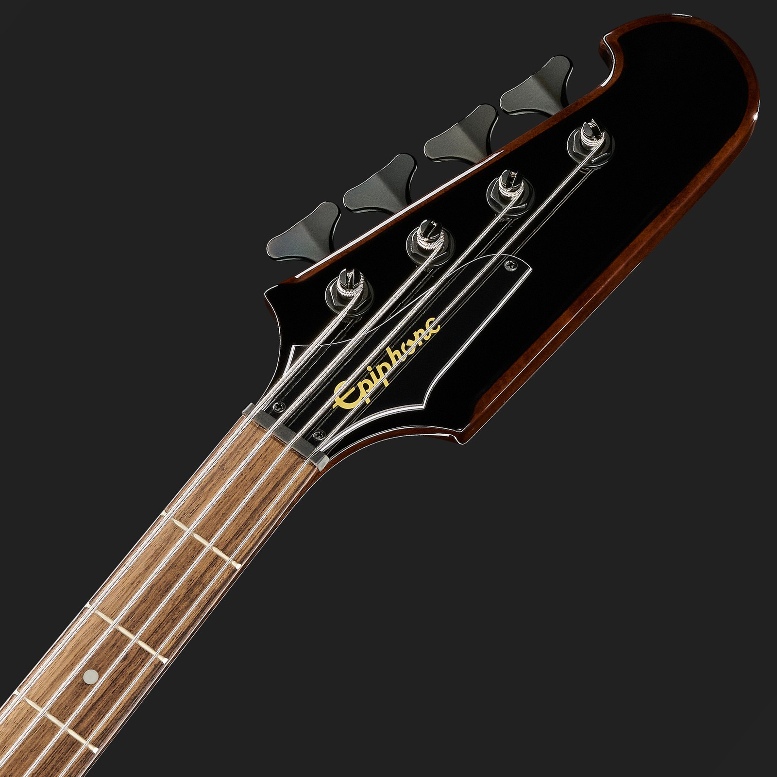 Epiphone Thunderbird headstock with four tuners