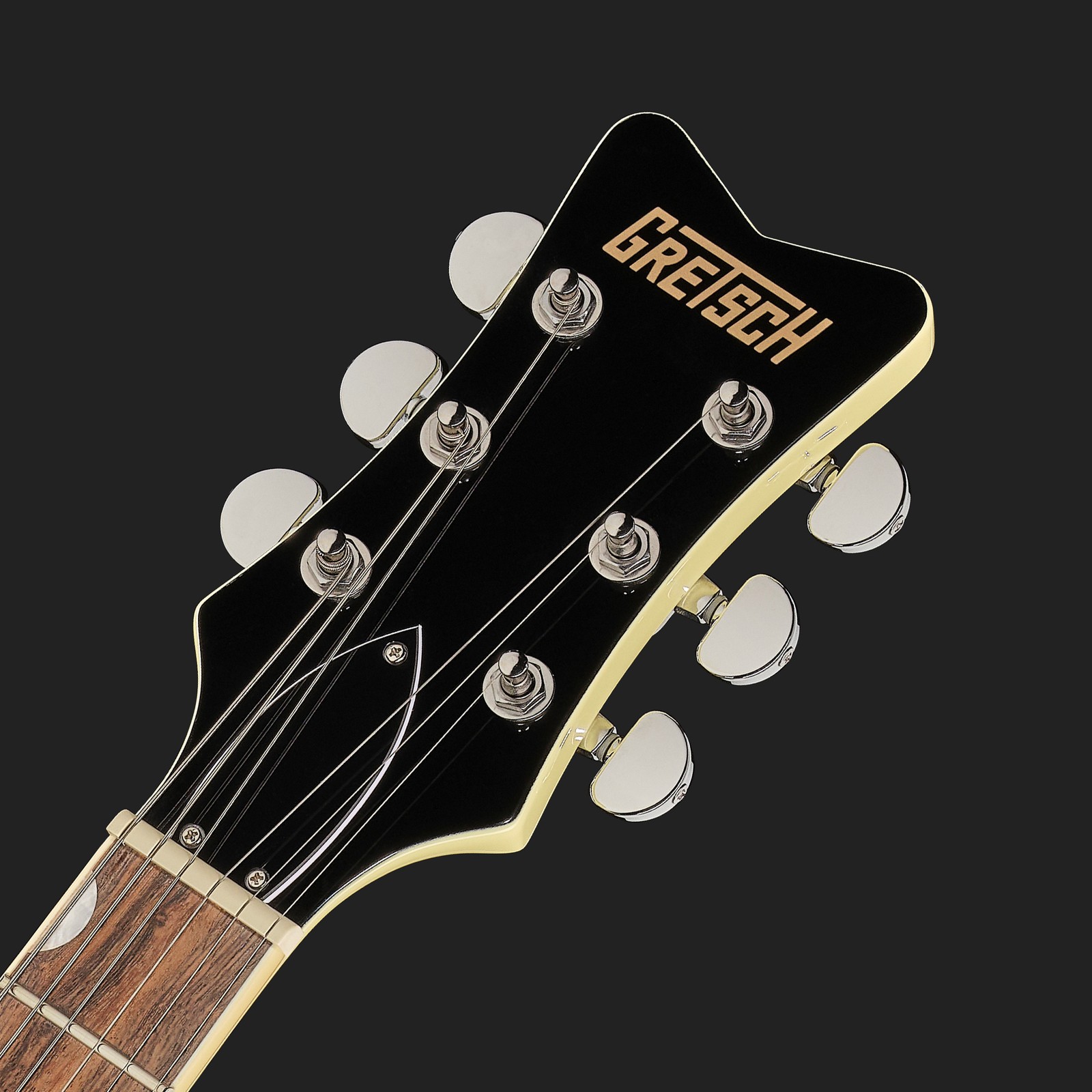 Kopfplatte der Gretsch STRML JET CLUB E-Gitarre