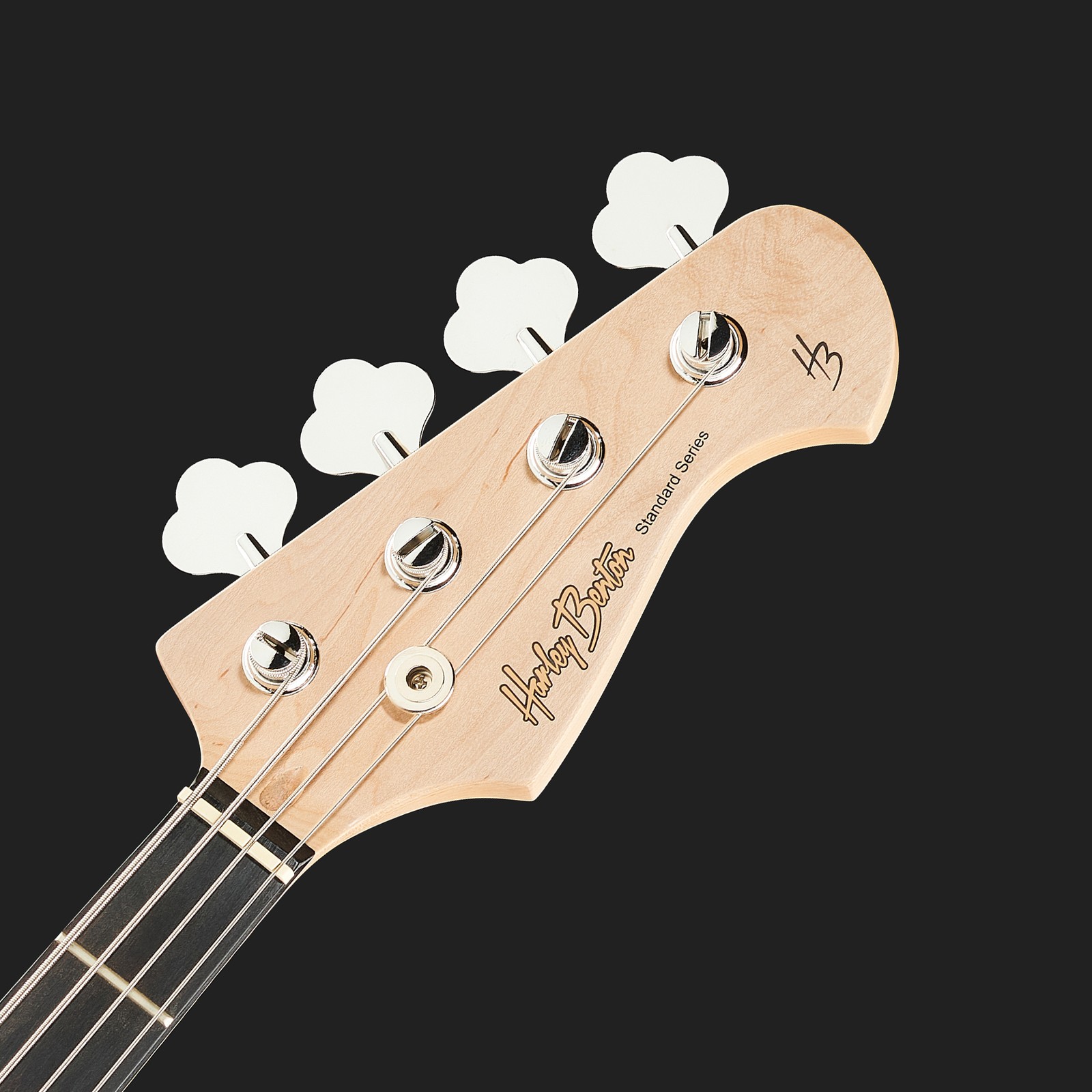 Kopfplatte des Harley Benton JB-20 BM Standard Series E-Bass