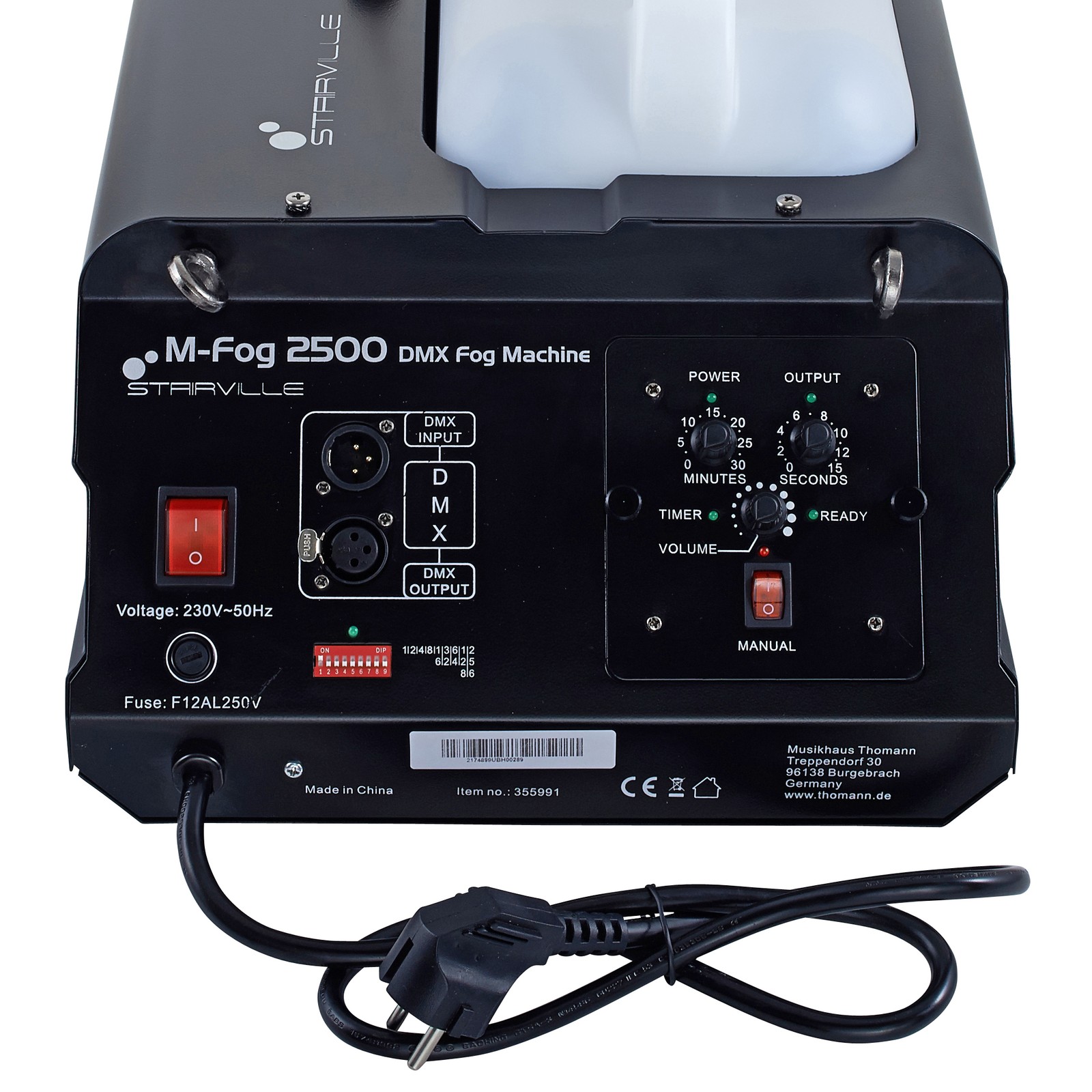 Stairville M-Fog 2500 DMX Fog Machine