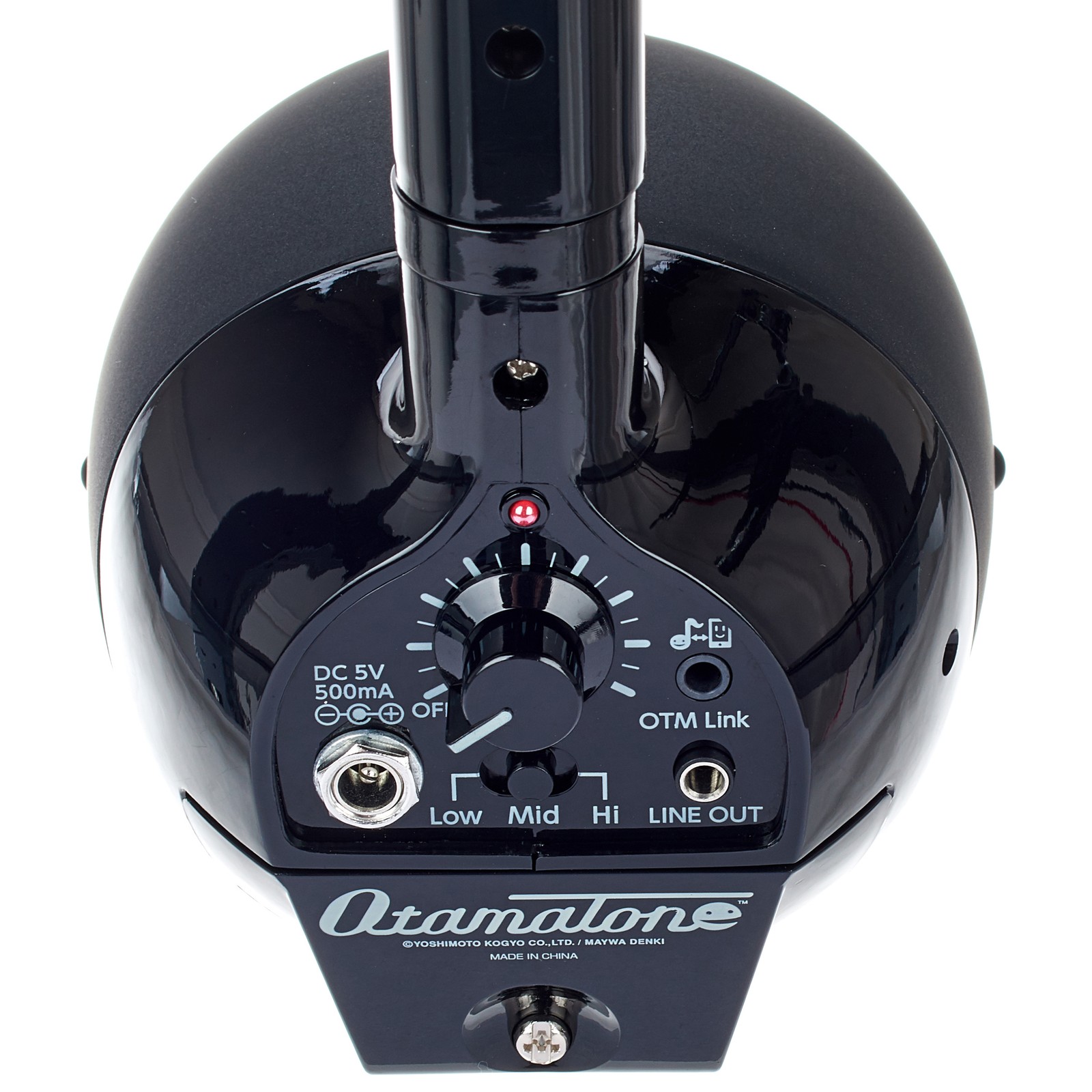 Bedienelemente des Otamatone Techno Black
