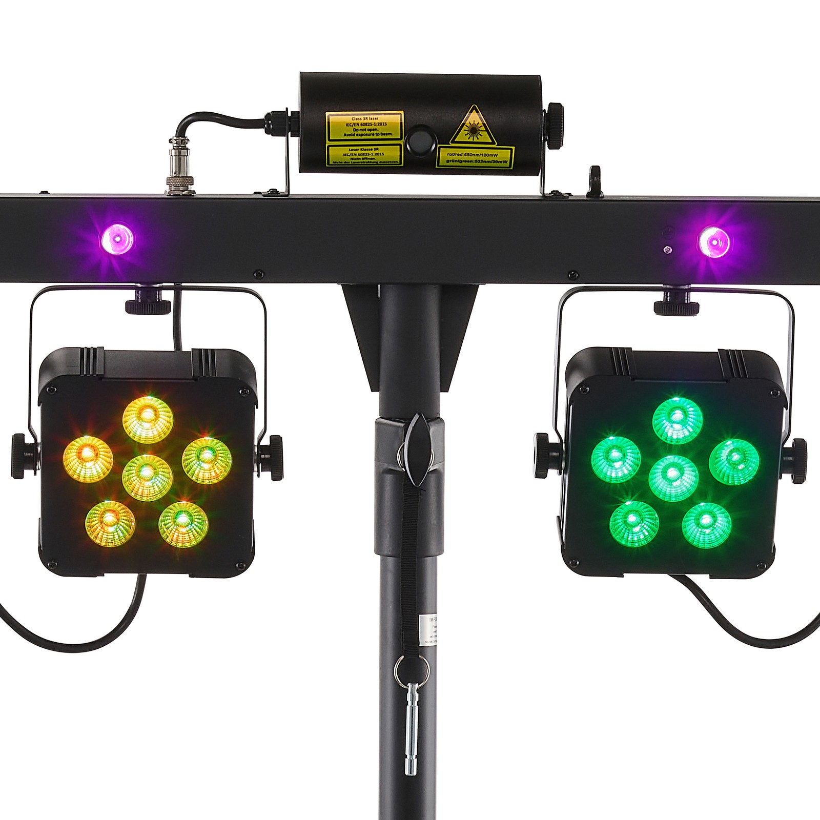Bühnenlicht mit Effekten Stairville LED BossFx-1 Pro Bundle Complete