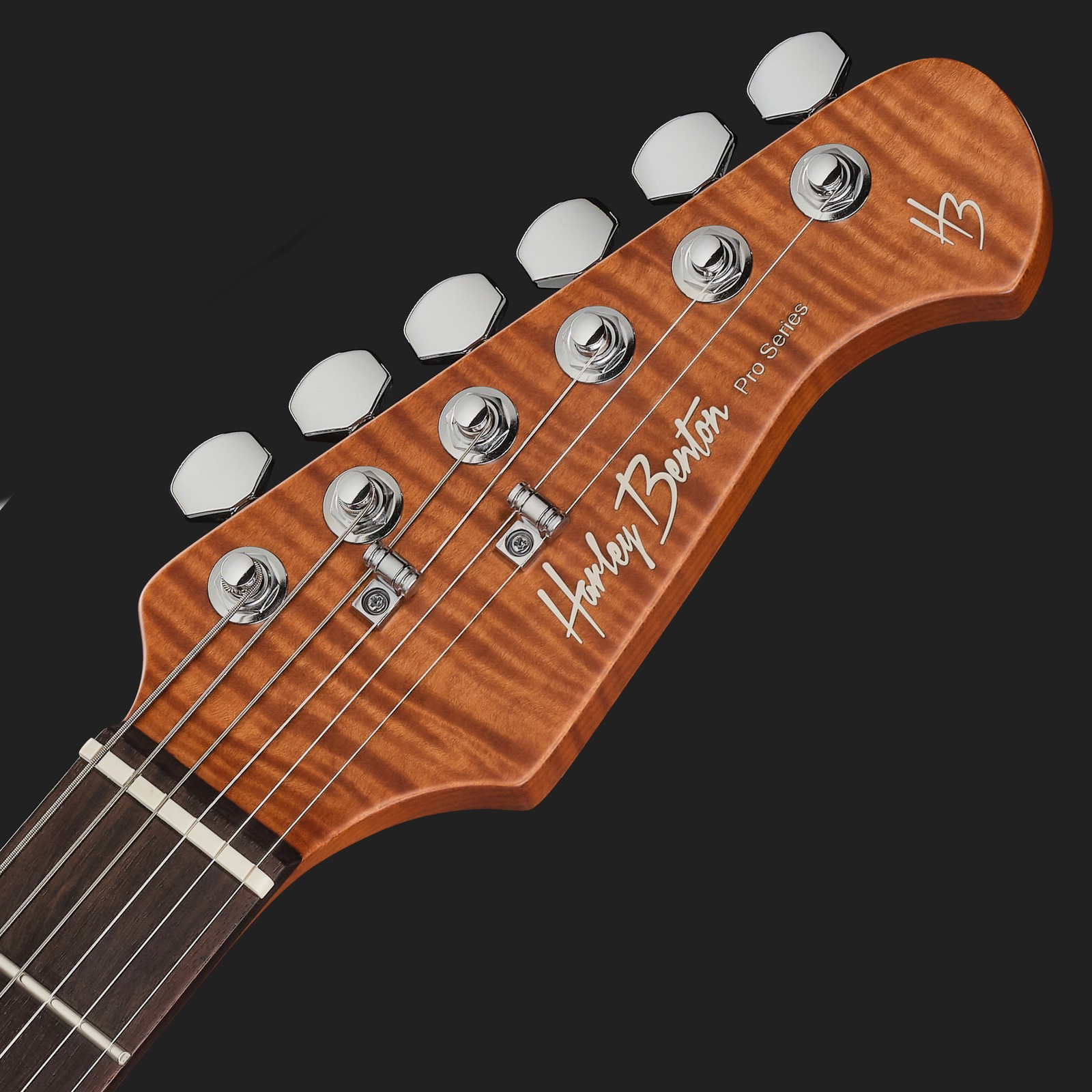 Kopfplatte der Harley Benton Fusion-IV HSS RW SGD