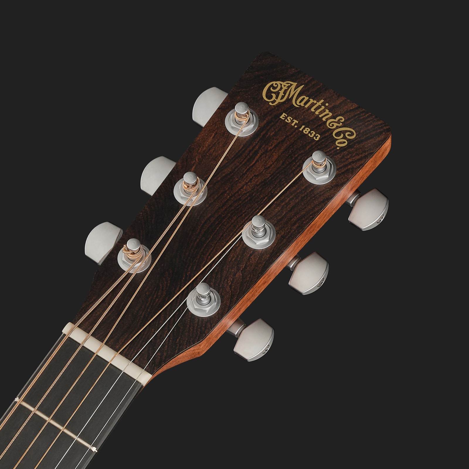 Martin Guitar D Jr E headstock