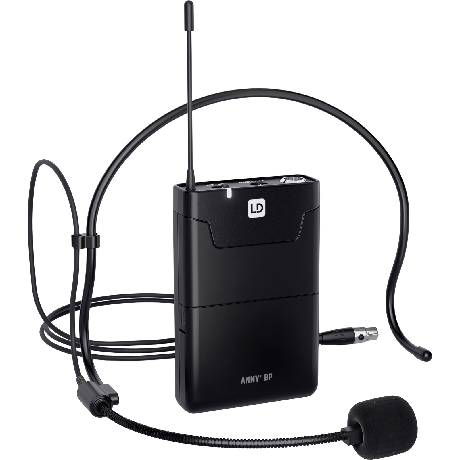 LD Systems Bodypack und Headsetmikrofon