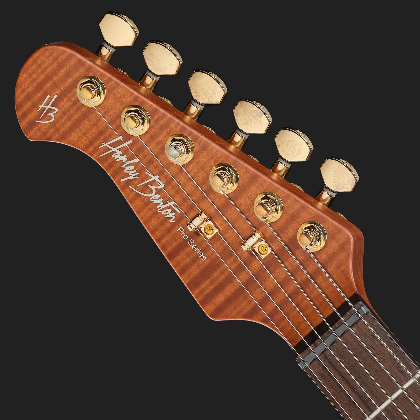 Kopfplatte der Harley Benton Fusion-IV HSS LH RW PM