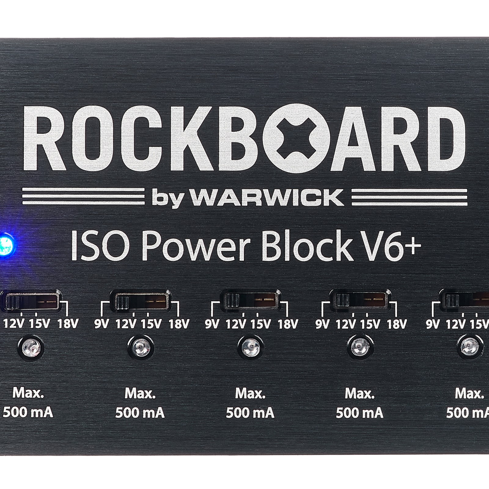 Detailansicht des Rockboard ISO Power Block V6+ Multi-Netzteil für Effektgeräte