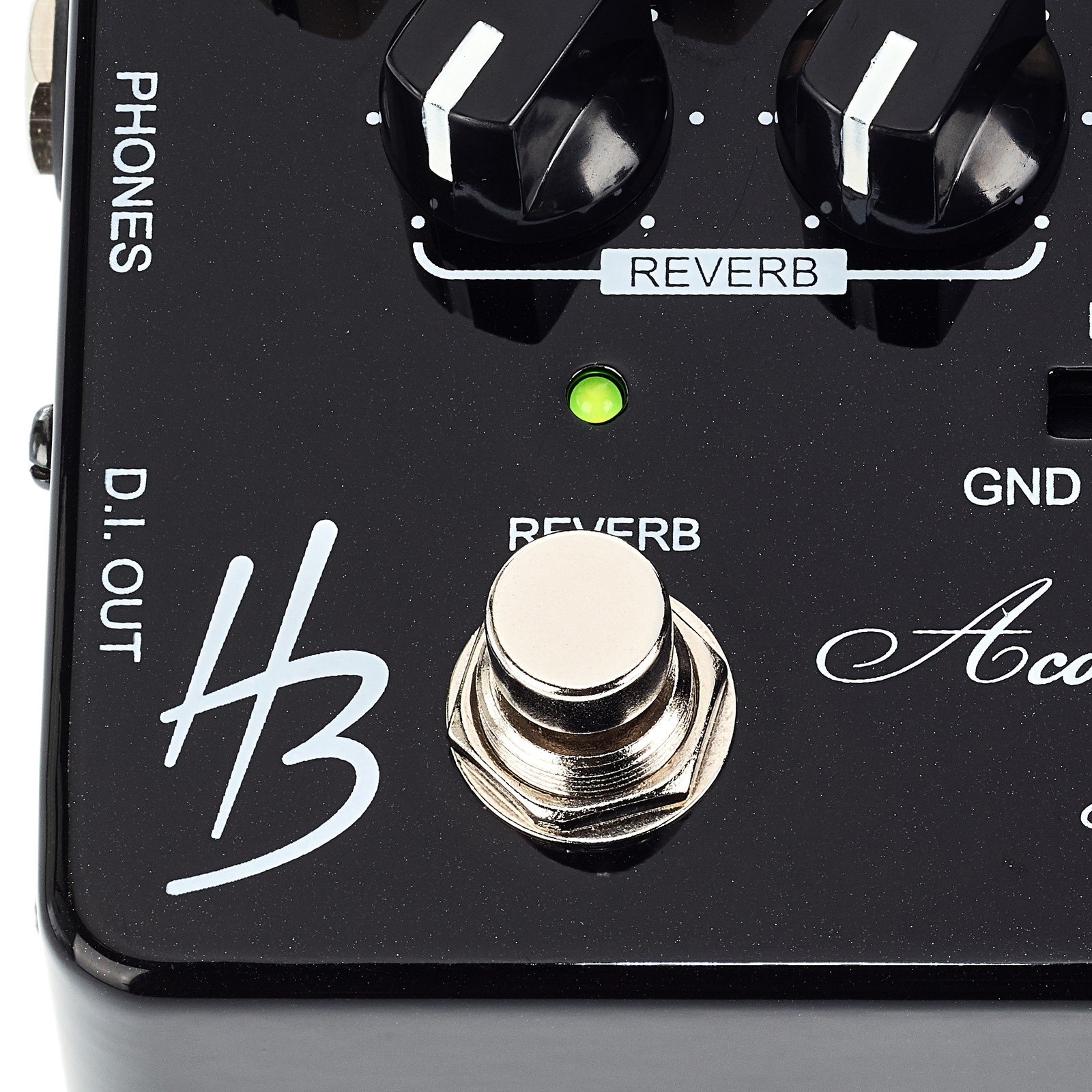 Harley Benton logo on the Custom Line Acoustic Preamp