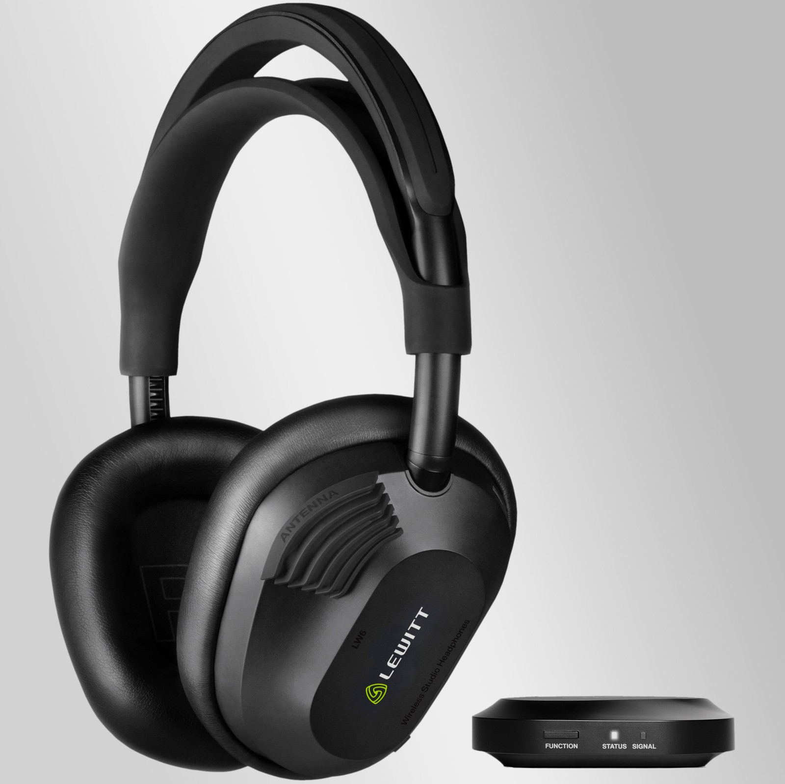 Lewitt LW6 headphones with transmitter