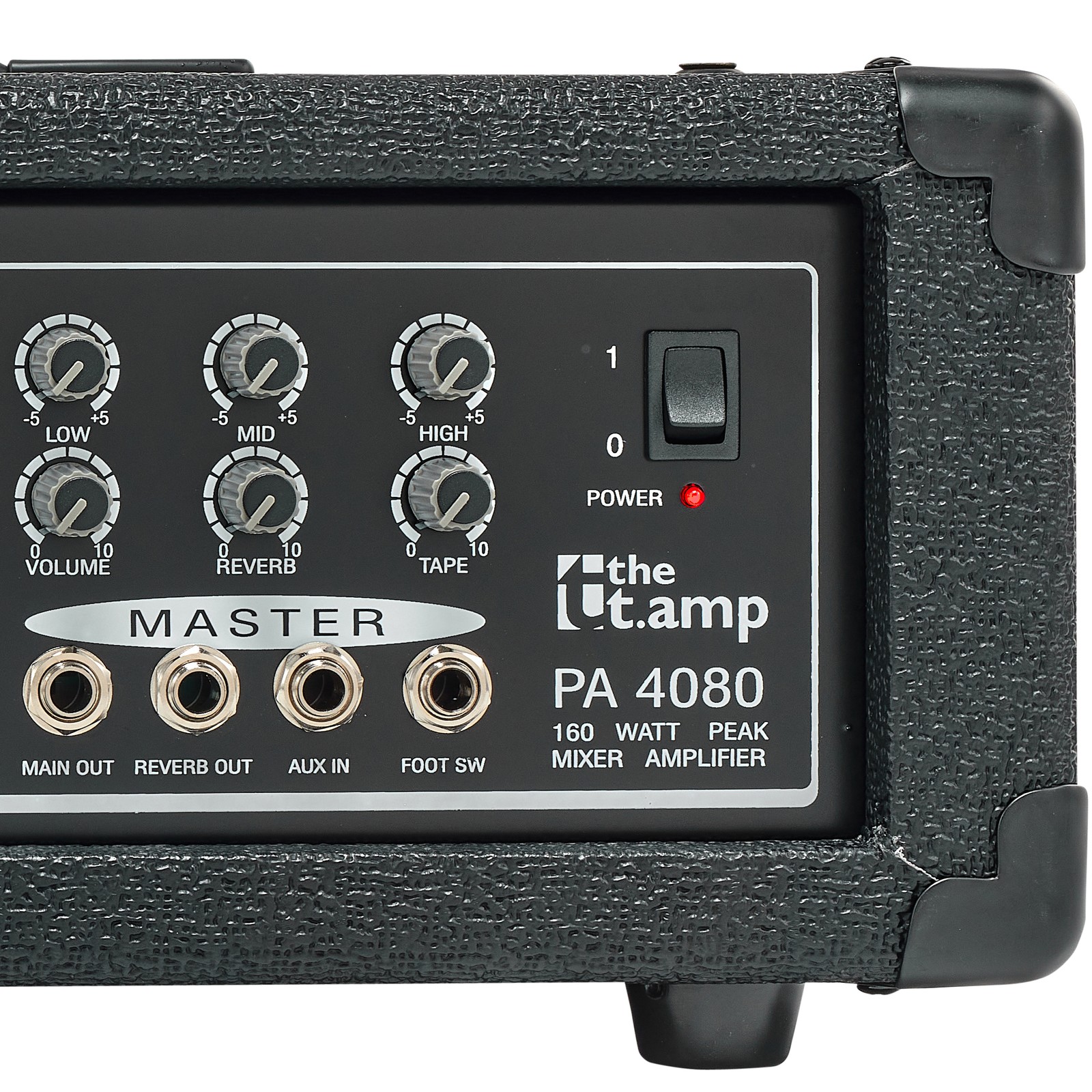 the t.amp PA 4080 Powermixer Package front panel
