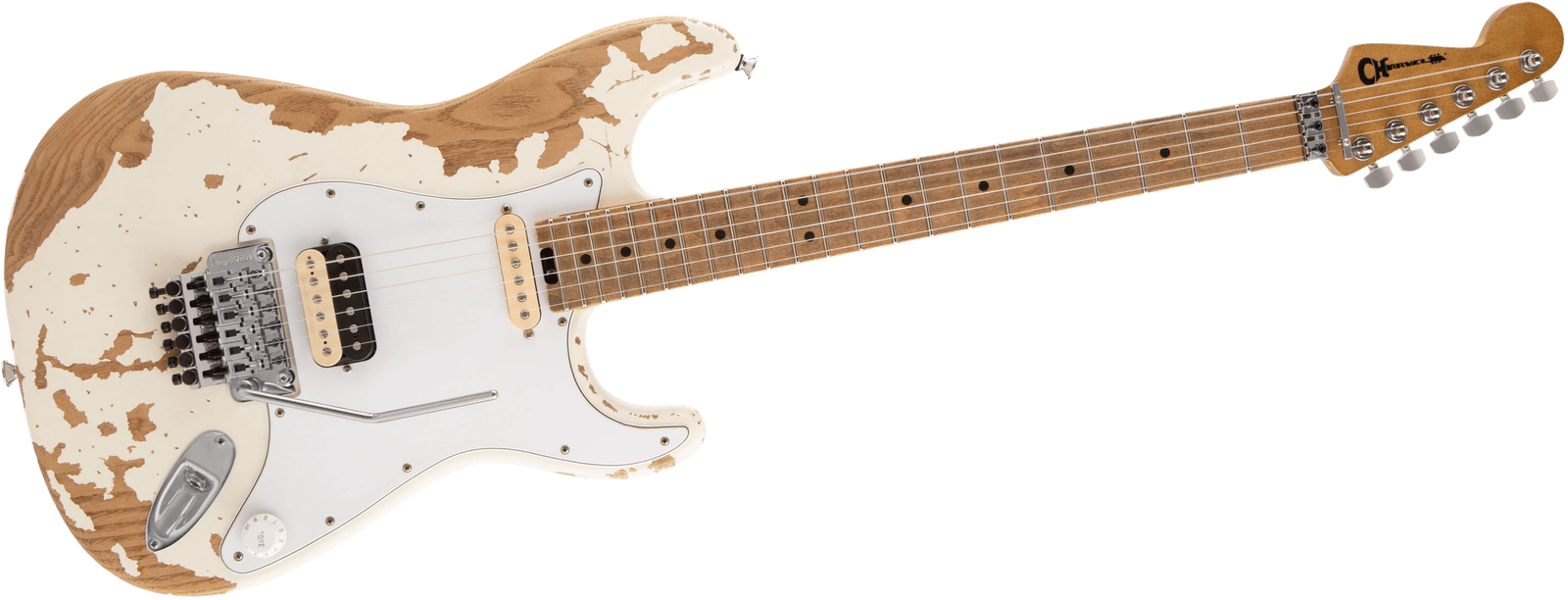 Charvel LTD SC 1 Henrik Danhage Relic E-Gitarre von vorne
