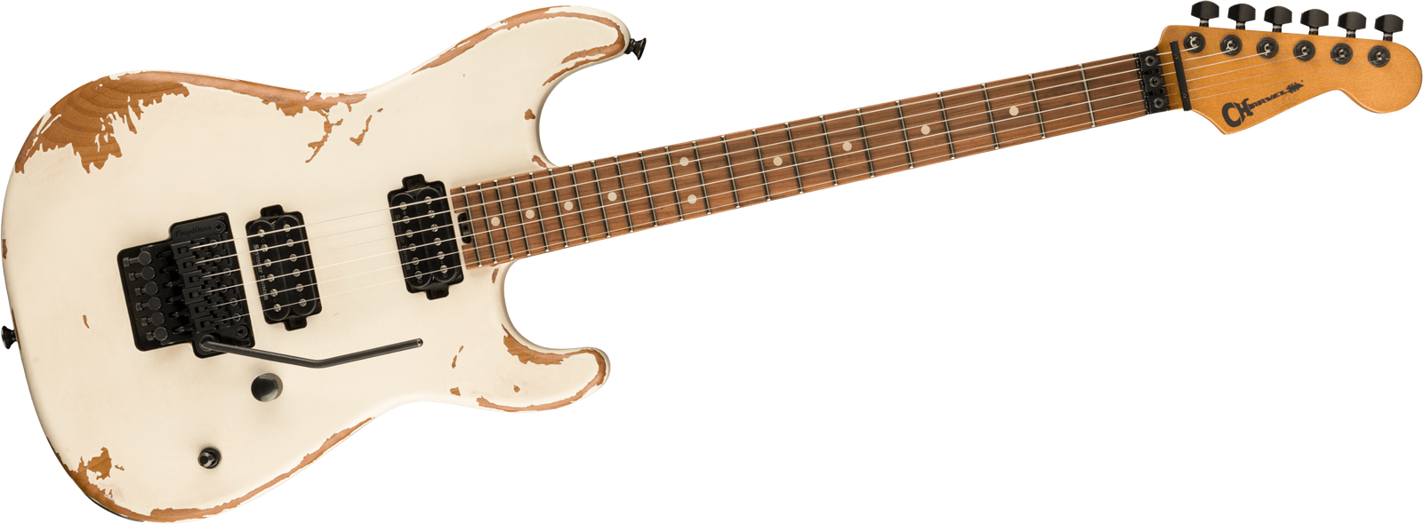 Relic E-Gitarre Charvel Pro Mod REL SRS SD1 HH WWH Frontansicht