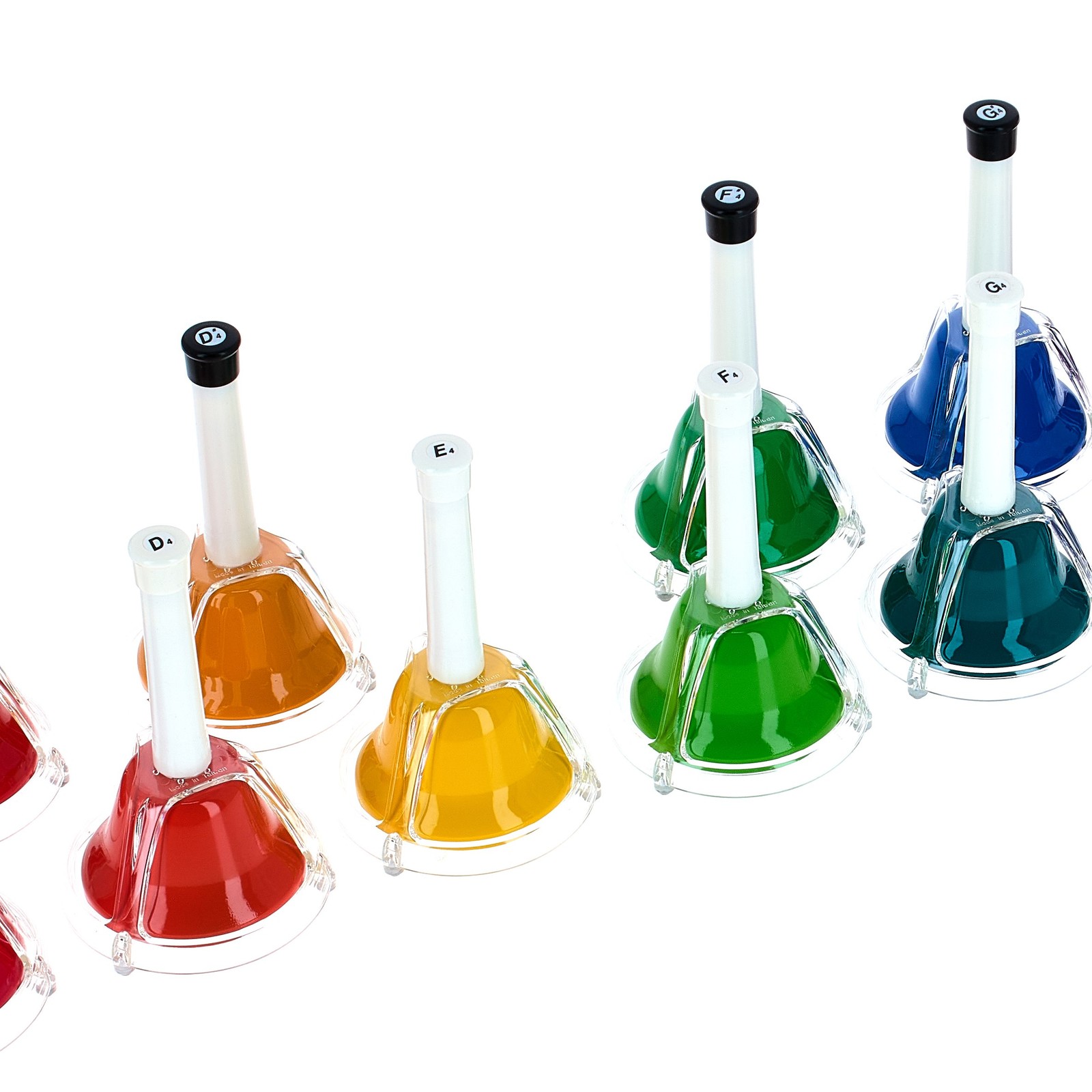 Thomann Rainbow Handbells TRHB-20 – Regenbogen Handglocken