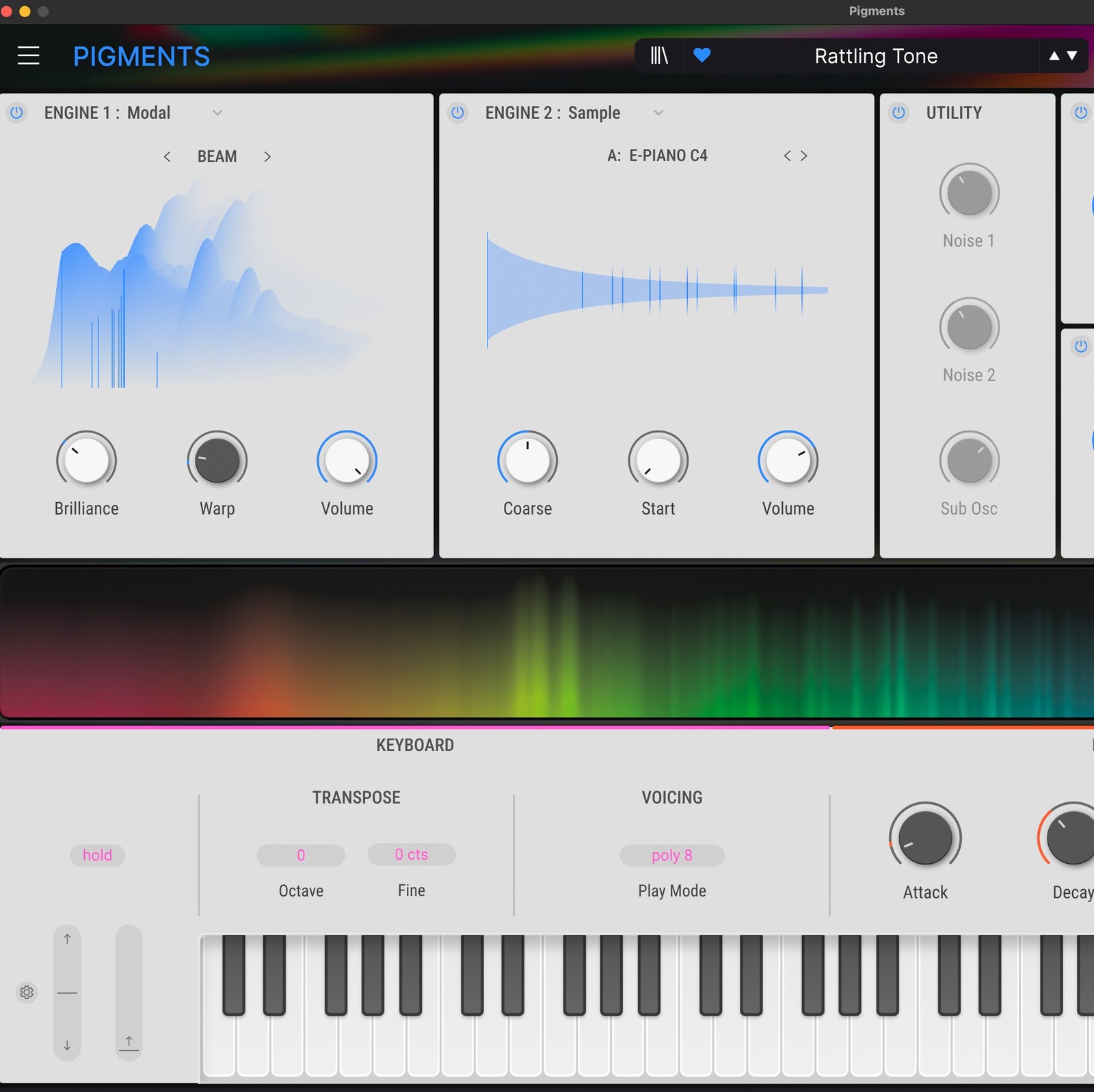 Arturia Pigments Sample Engine