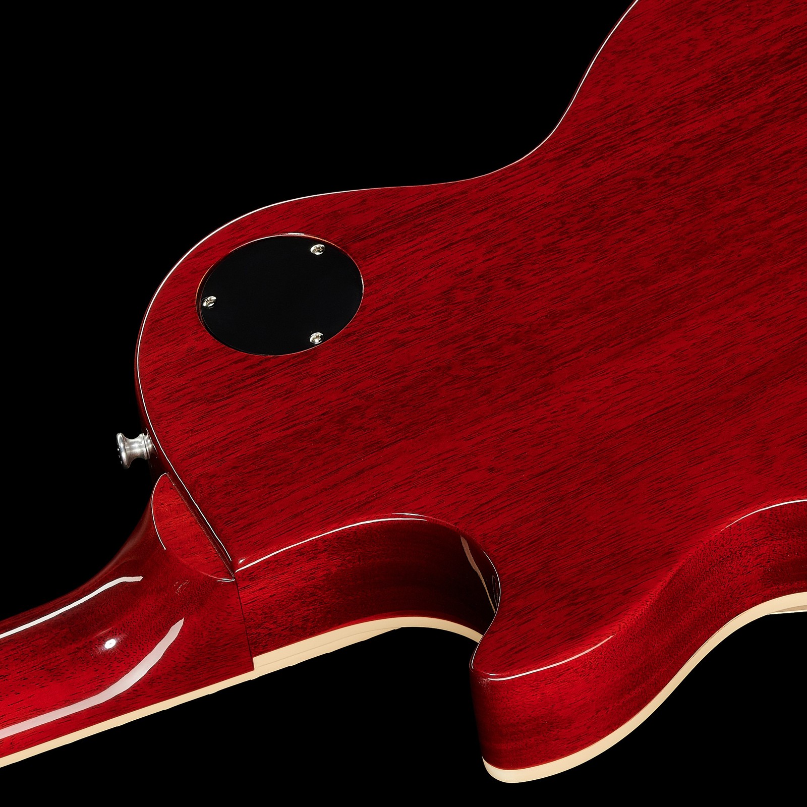 red mahogany body of the Gibson Les Paul Standard 60s BB