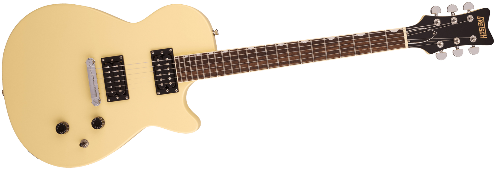 Gretsch STRML JET CLB AGD WHT E-Gitarre