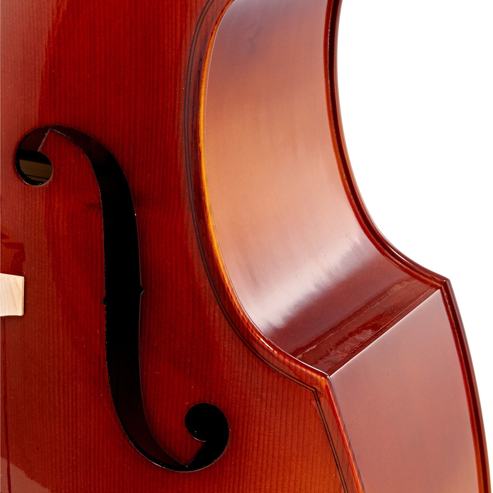 Details of the Thomann 33 1/4 Europe solid wood double bass