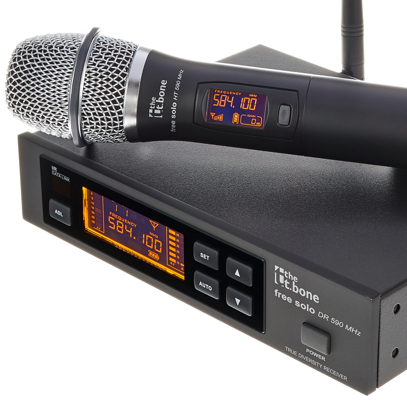 Mikrofon um Empfänger des the t.bone free solo HT 590 MHz 