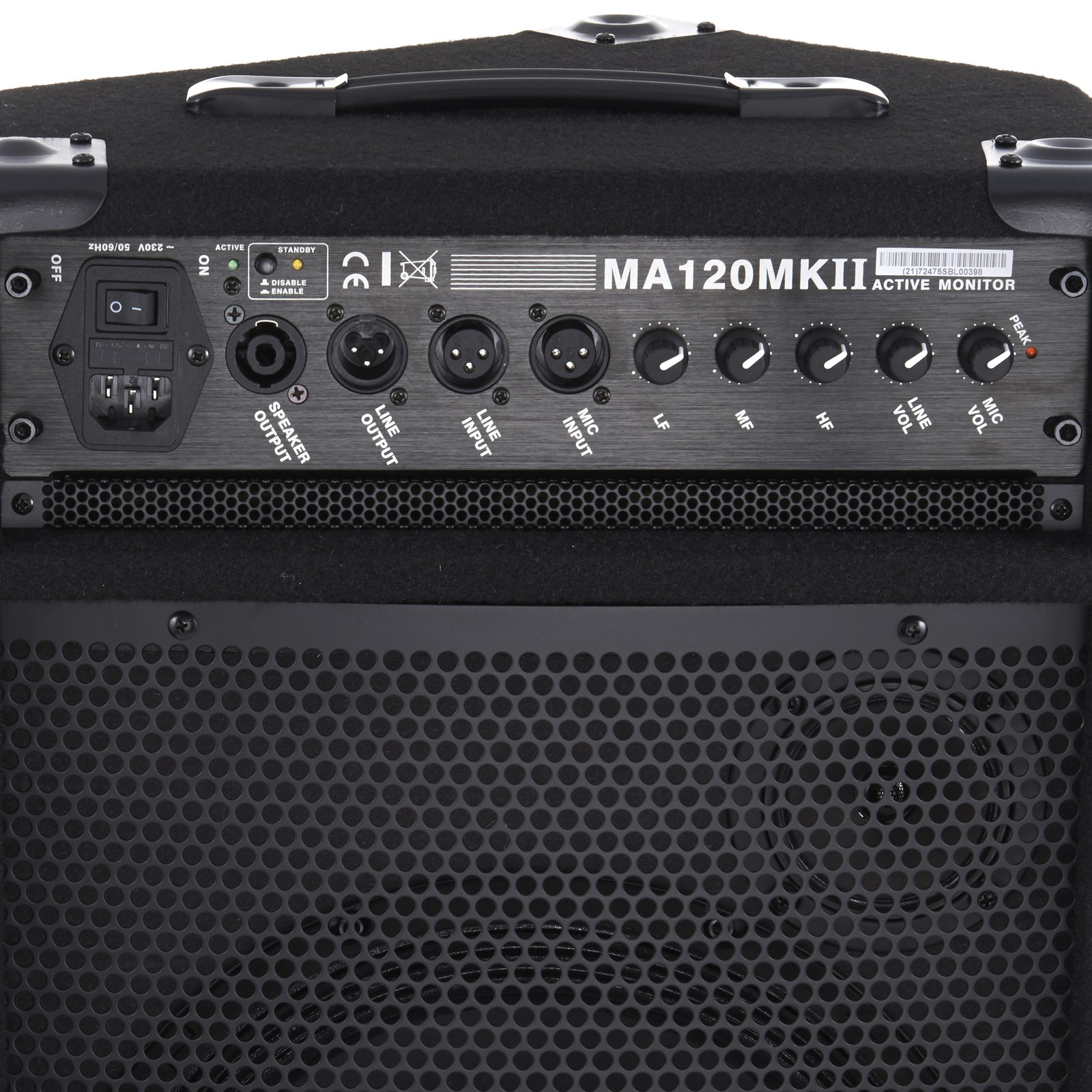 the box MA120 MK II monitor, detail